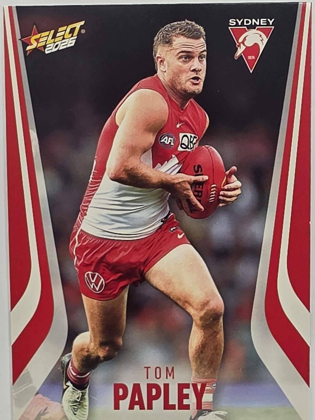 2026 AFL Footy Stars Base Card #206 Tom Papley - Sydney Swans