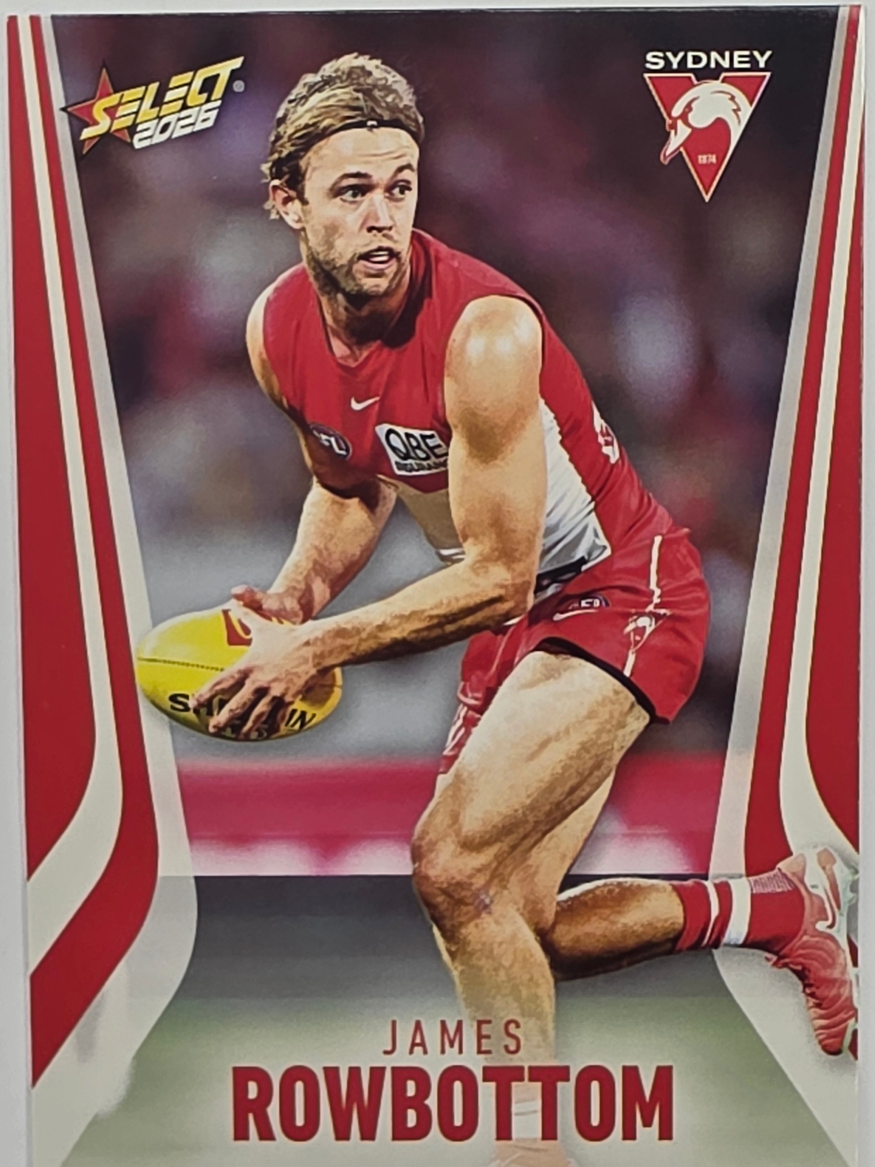 2026 AFL Footy Stars Base Card #207 James Rowbottom - Sydney Swans