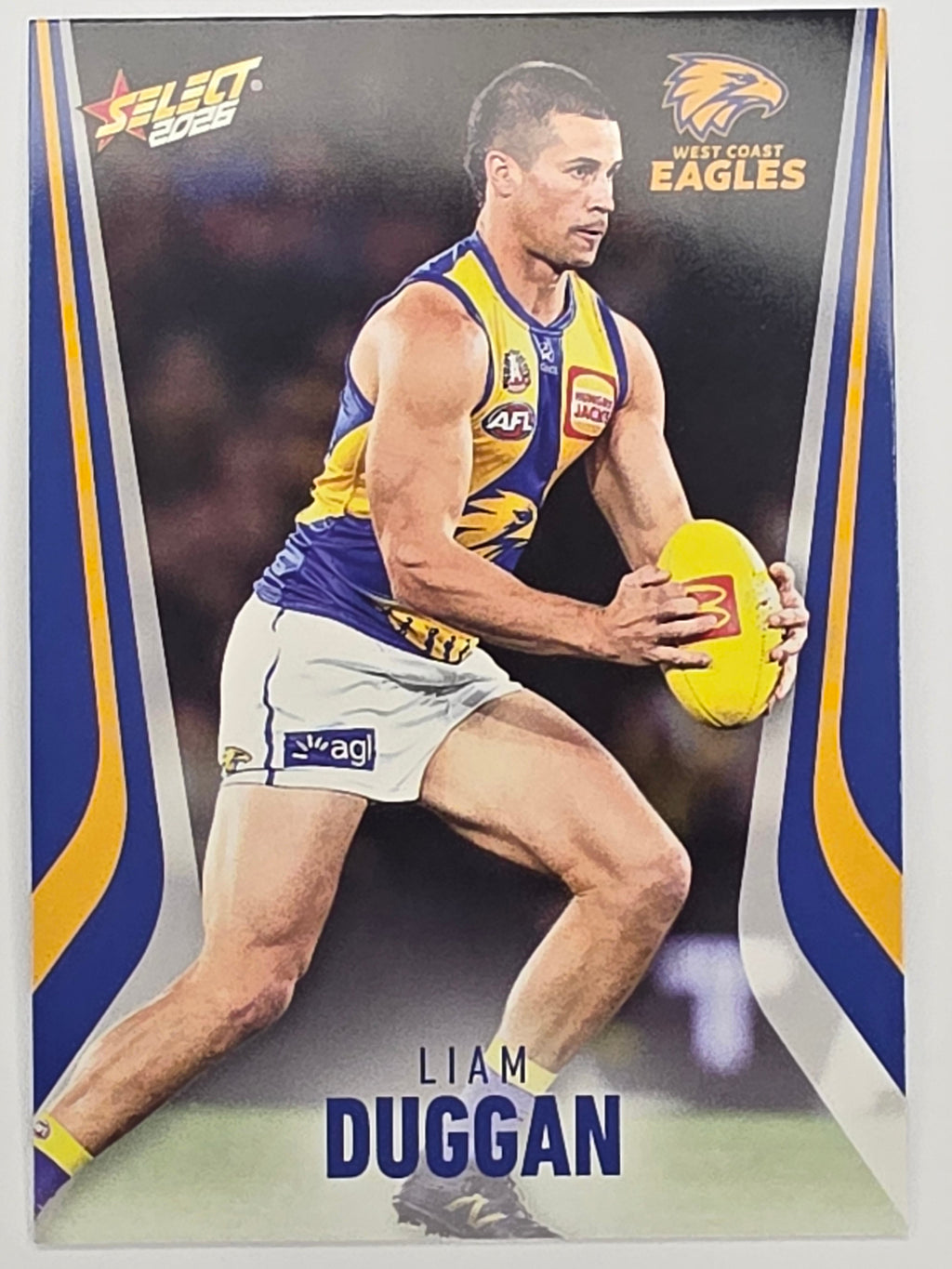 2026 AFL Footy Stars Base Card #211 Liam Duggan - West Coast Eagles