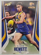 2026 AFL Footy Stars Base Card #214 Elijah Hewett - West Coast Eagles