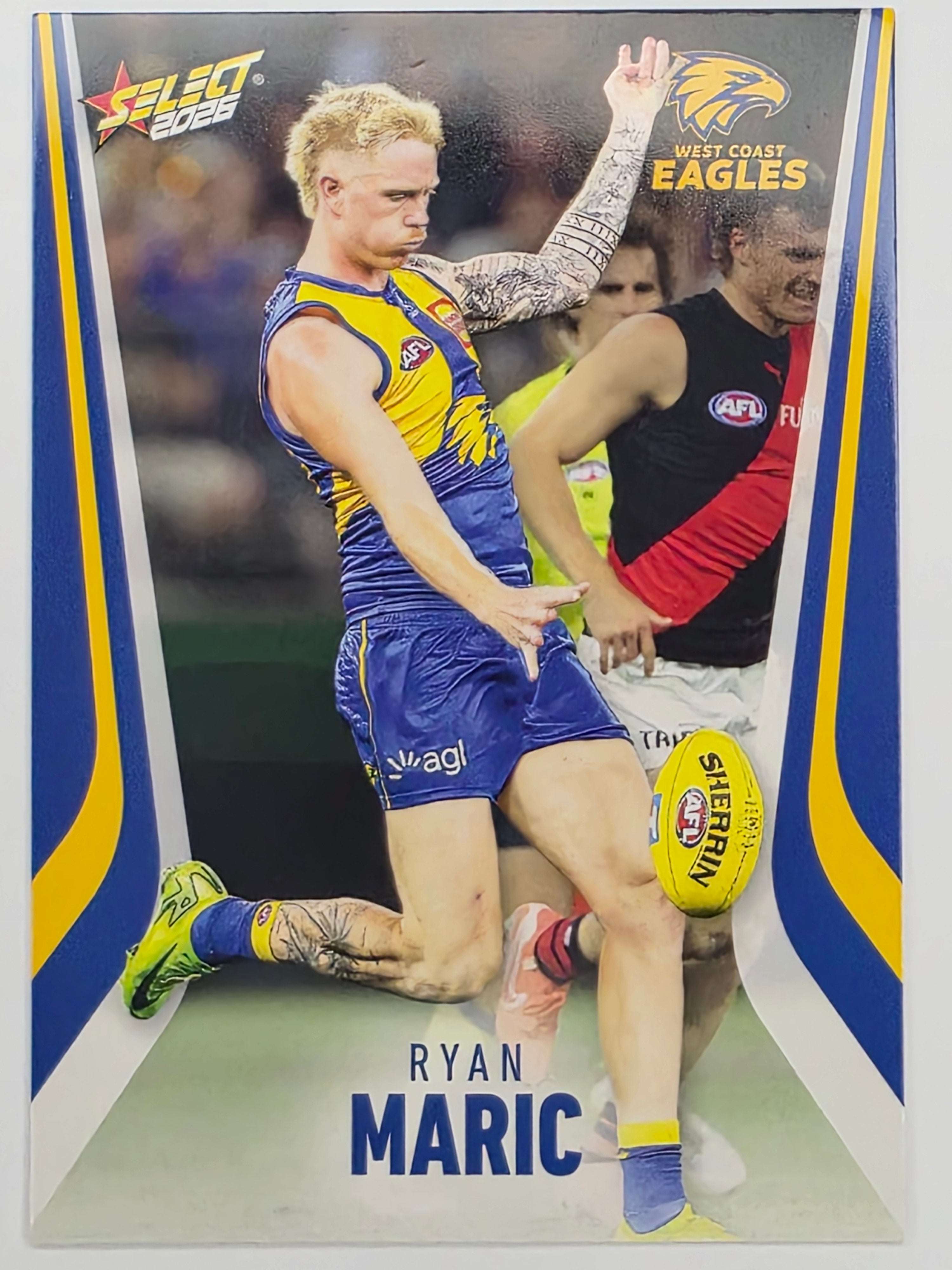 2026 AFL Footy Stars Base Card #216 Ryan Maric - West Coast Eagles