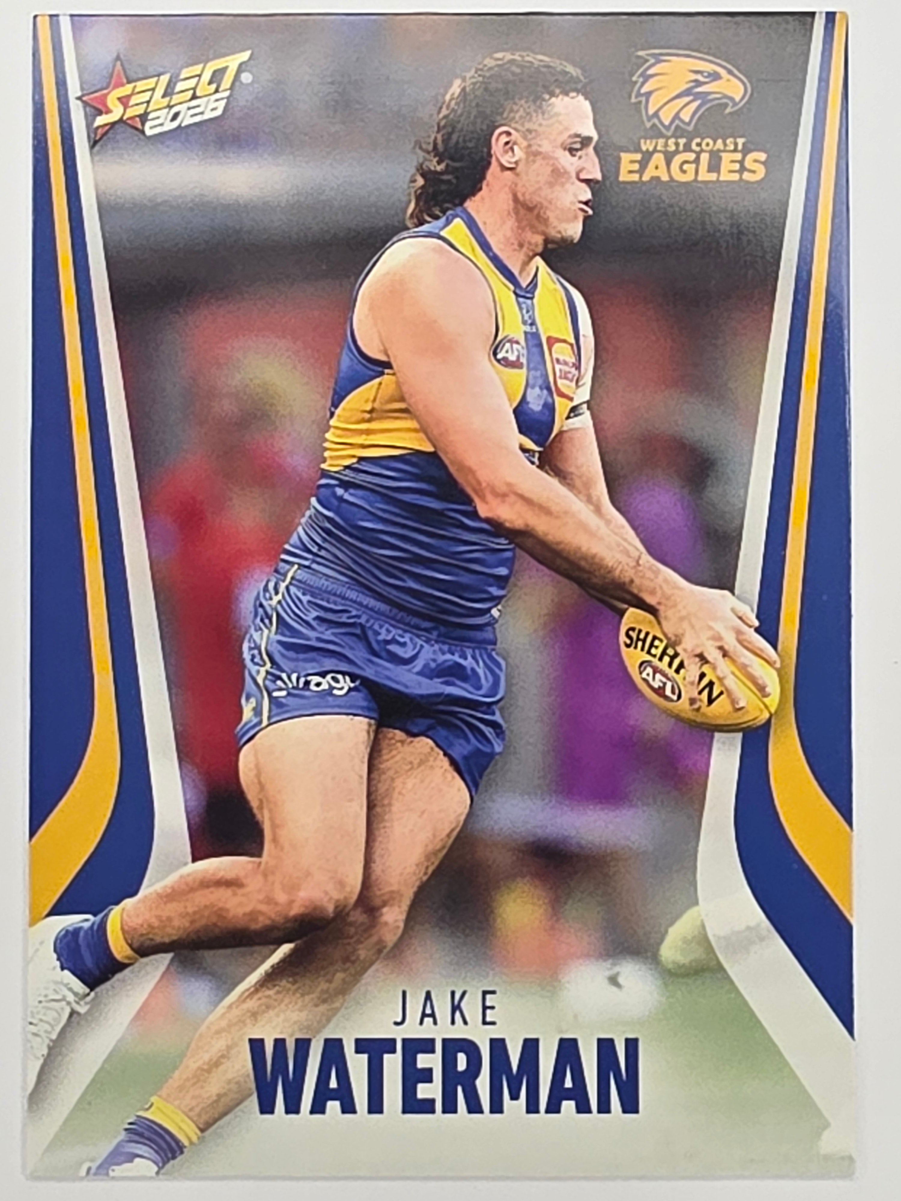 2026 AFL Footy Stars Base Card #220 Jake Waterman - West Coast Eagles