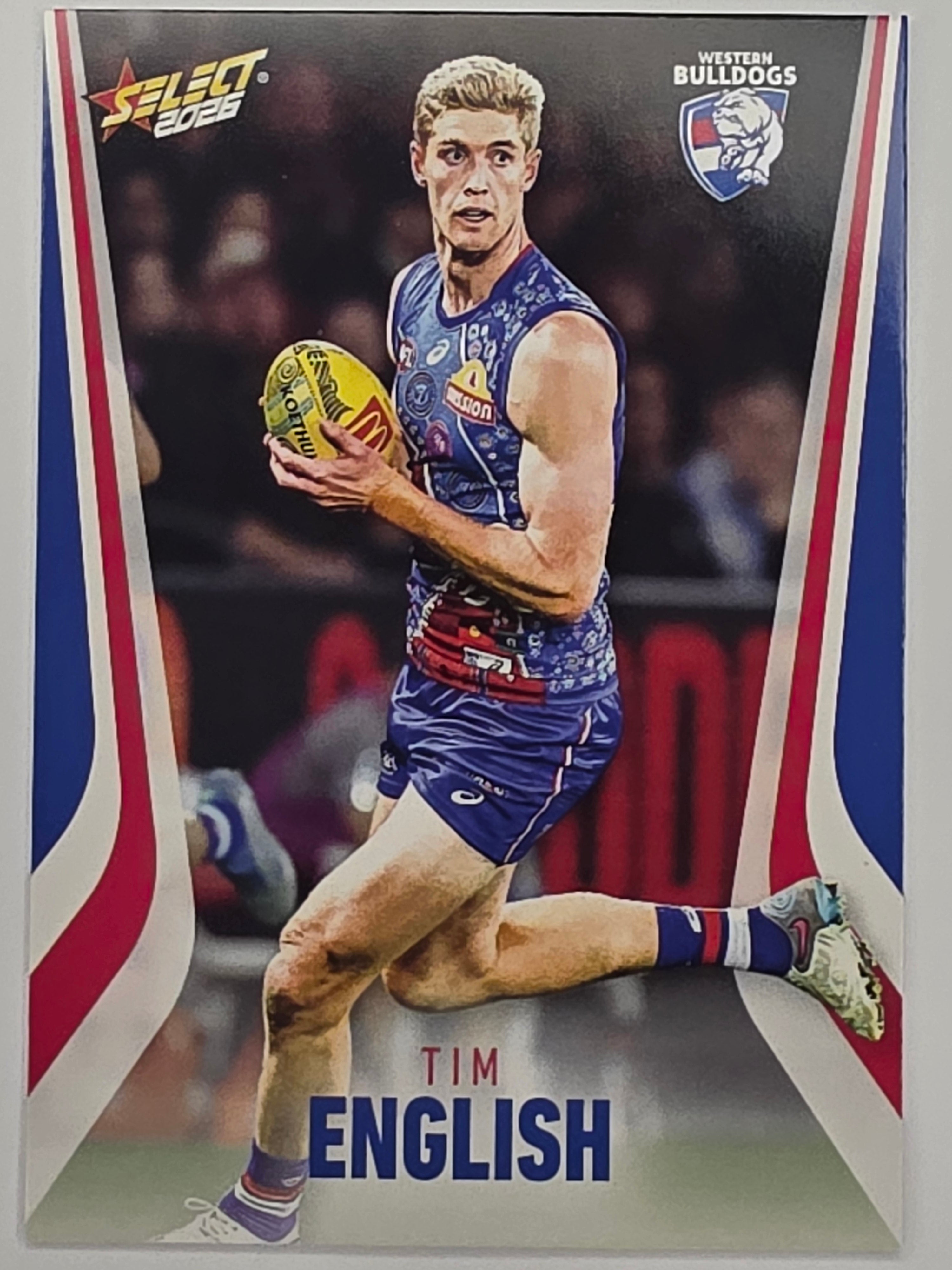 2026 AFL Footy Stars Base Card #225 Tim English - Western Bulldogs