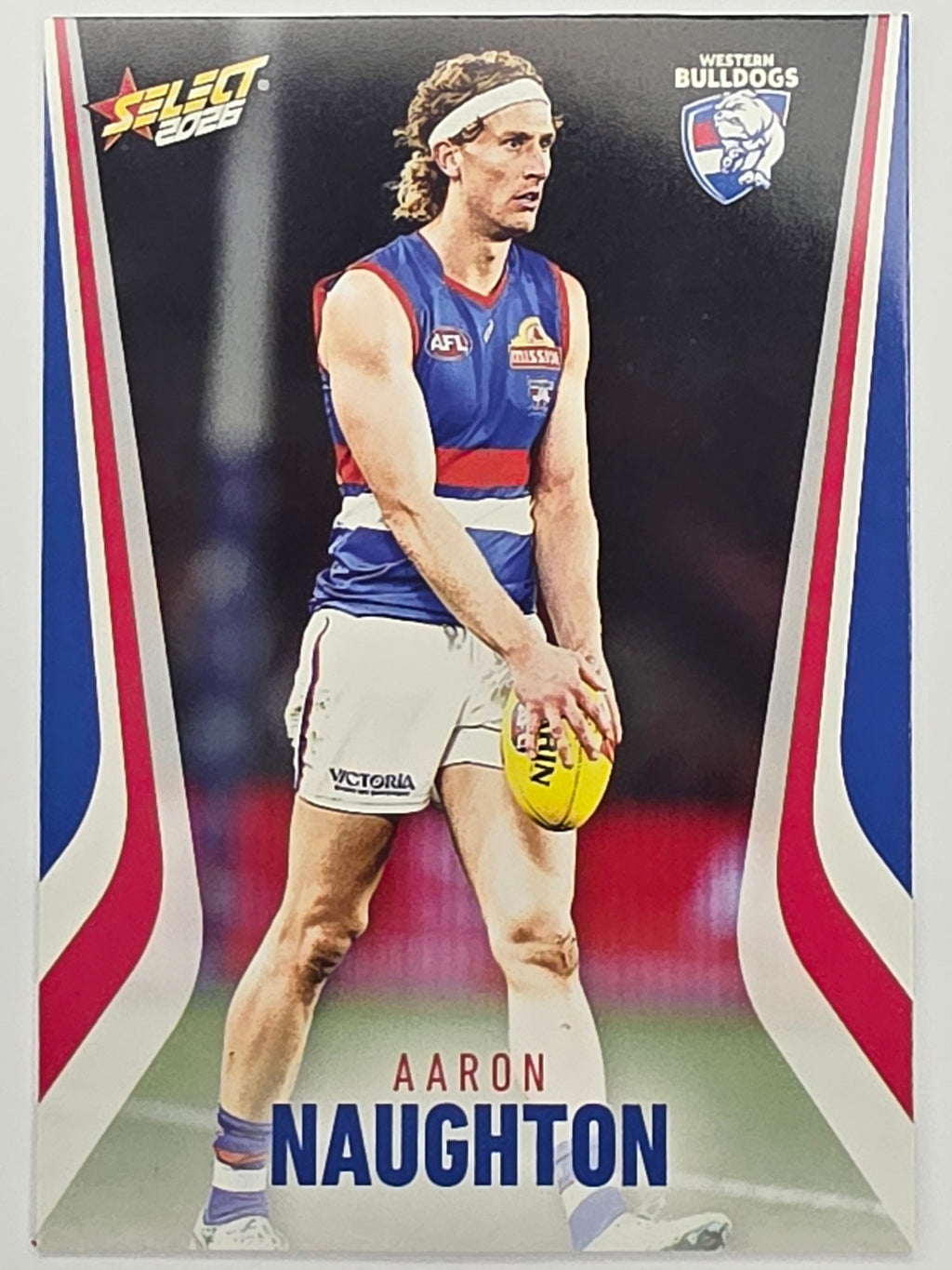 2026 AFL Footy Stars Base Card #229 Aaron Naughton - Western Bulldogs