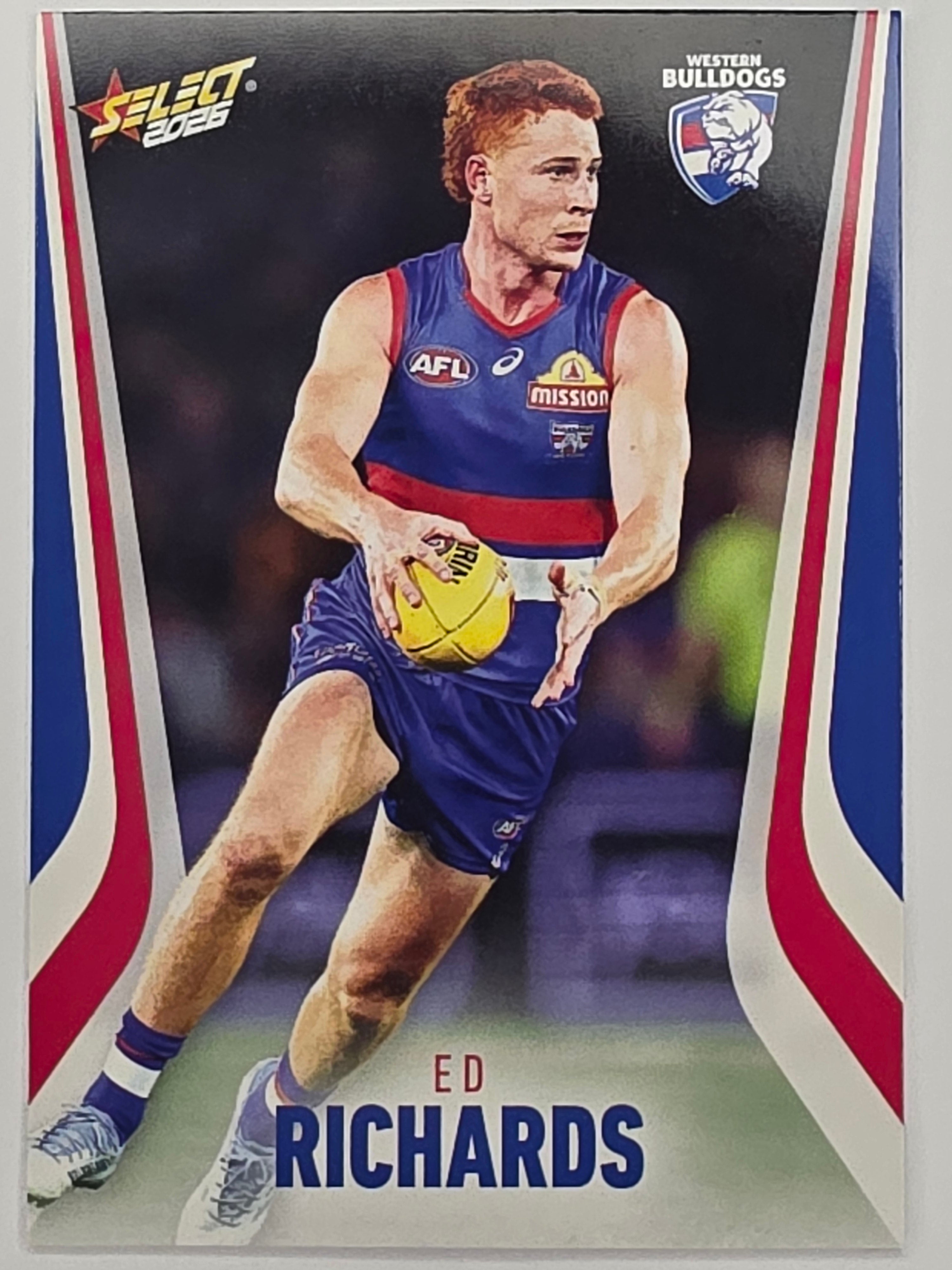2026 AFL Footy Stars Base Card #230 Ed Richards - Western Bulldogs