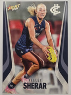 2026 AFL Footy Stars Base Card #240 Keeley Sherar - Carlton Blues
