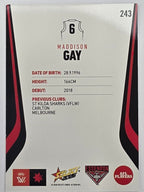 2026 AFL Footy Stars Base Card #243 Maddison Gay - Essendon Bombers