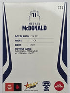 2026 AFL Footy Stars Base Card #247 Meghan McDonald - Geelong Cats