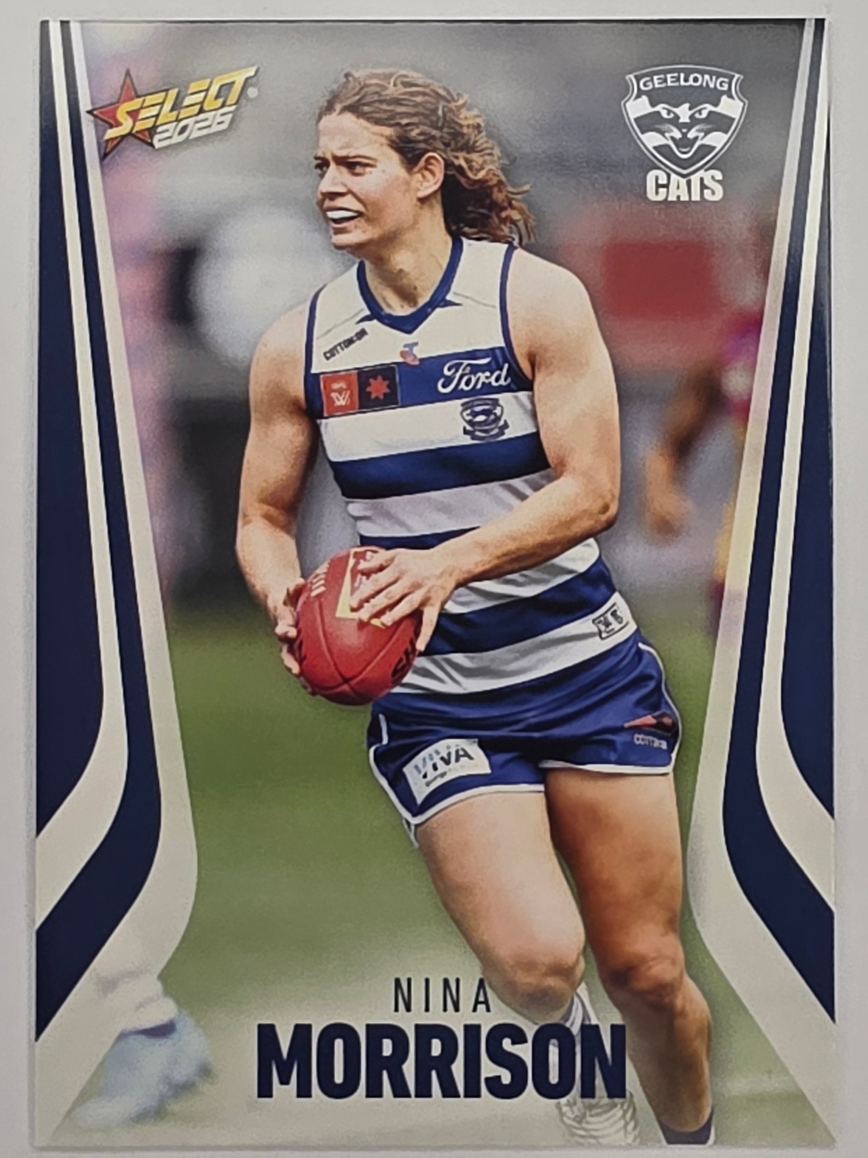2026 AFL Footy Stars Base Card #248 Nina Morrison - Geelong Cats