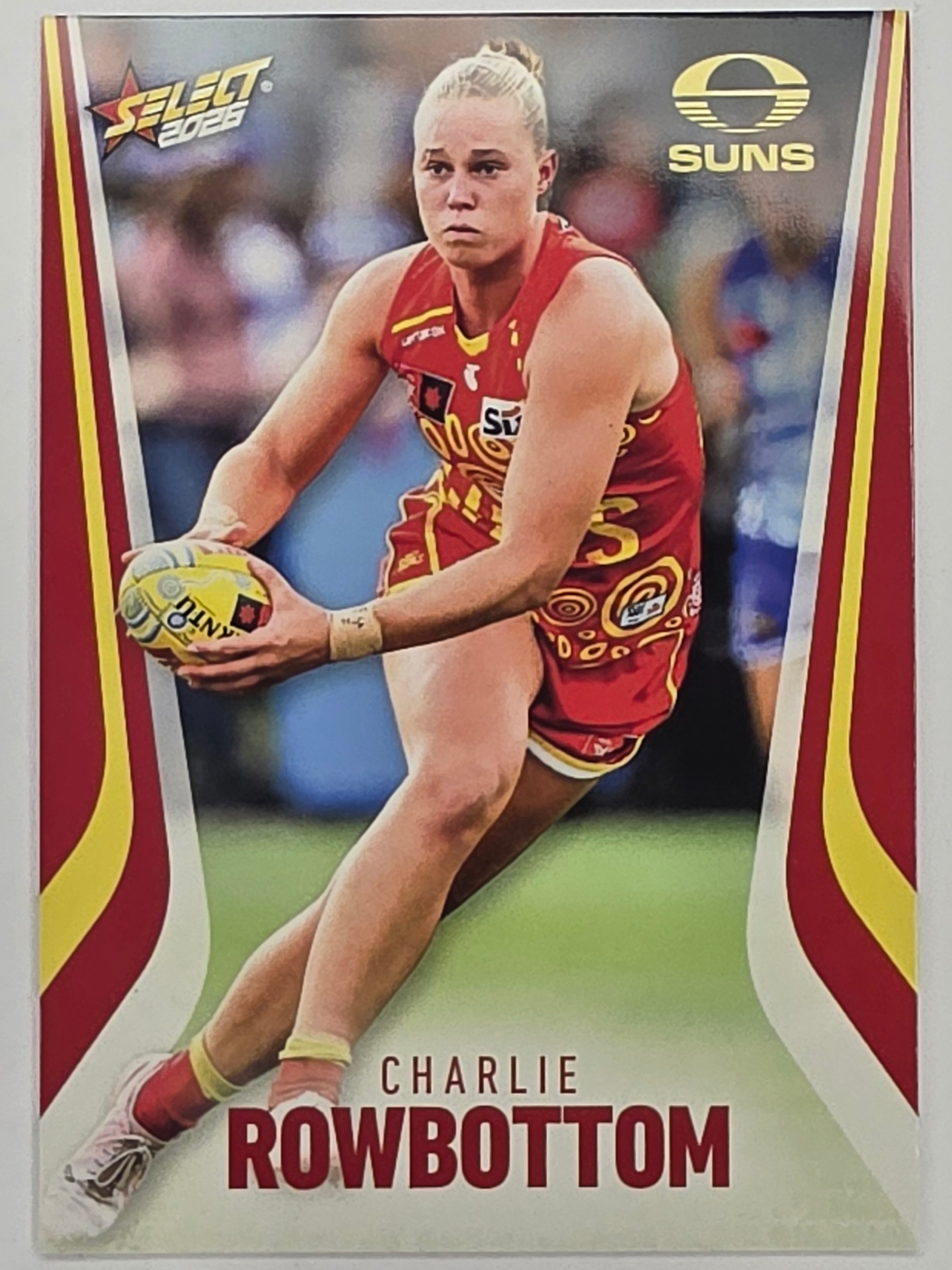 2026 AFL Footy Stars Base Card #252 Charlie Rowbottom - Gold Coast Suns