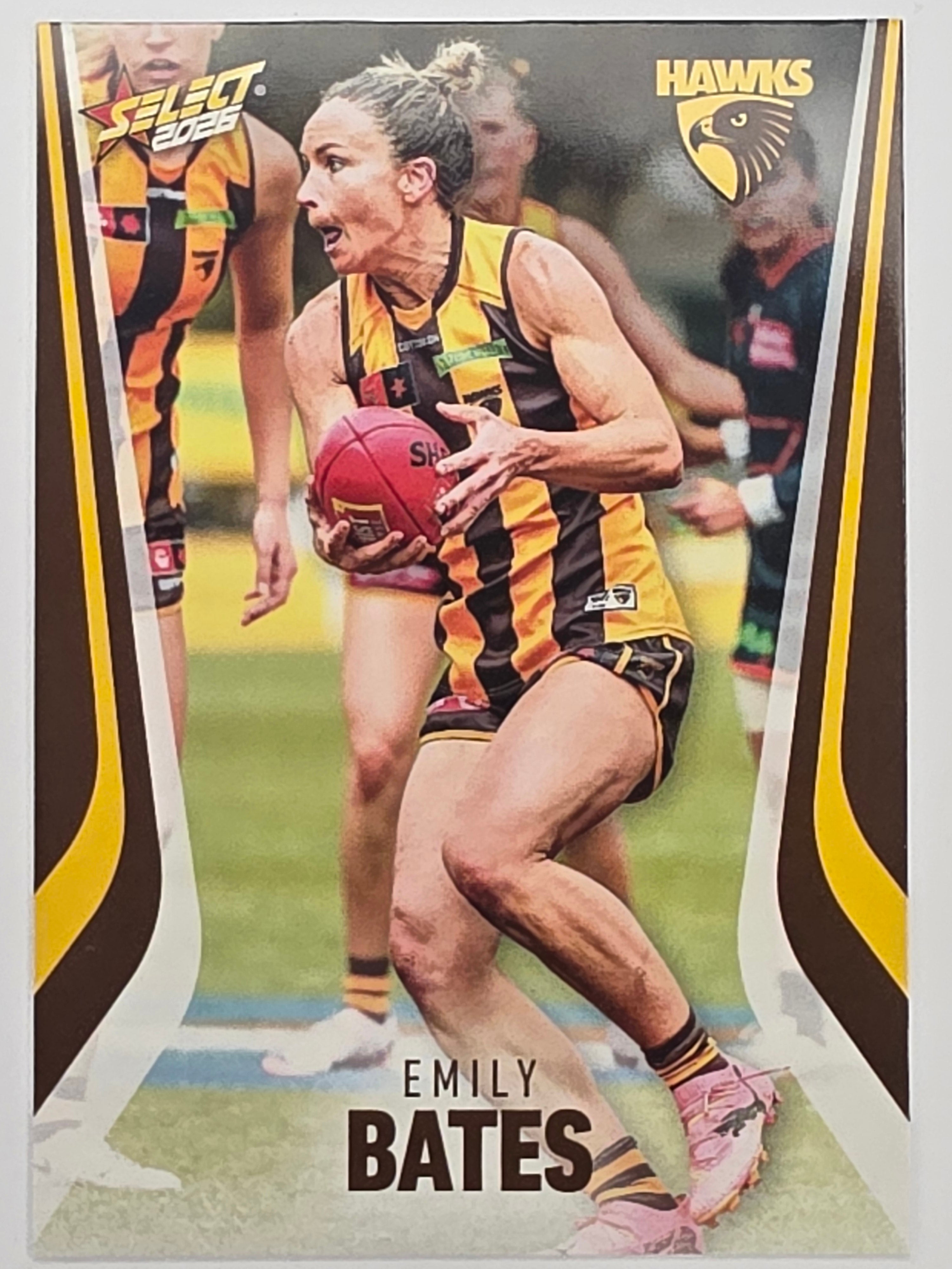 2026 AFL Footy Stars Base Card #253 Emily Bates - Hawthorn Hawks