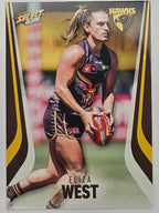 2026 AFL Footy Stars Base Card #254 Eliza West - Hawthorn Hawks