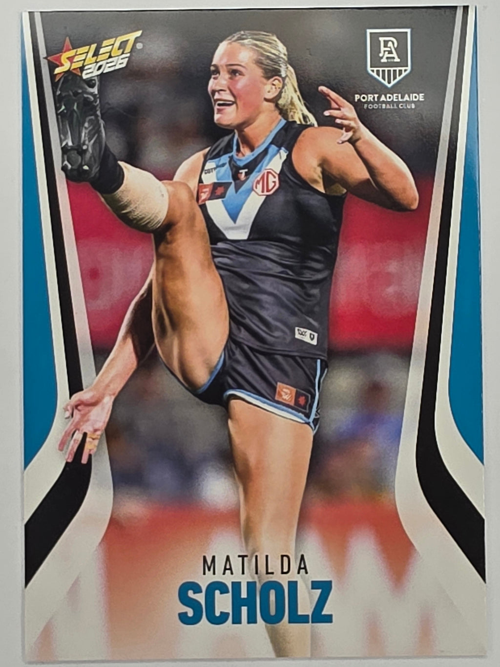 2026 AFL Footy Stars Base Card #260 Matilda Scholz - Port Adelaide Power