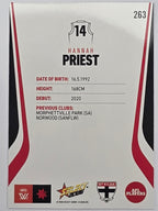 2026 AFL Footy Stars Base Card #263 Hannah Priest - St Kilda Saints