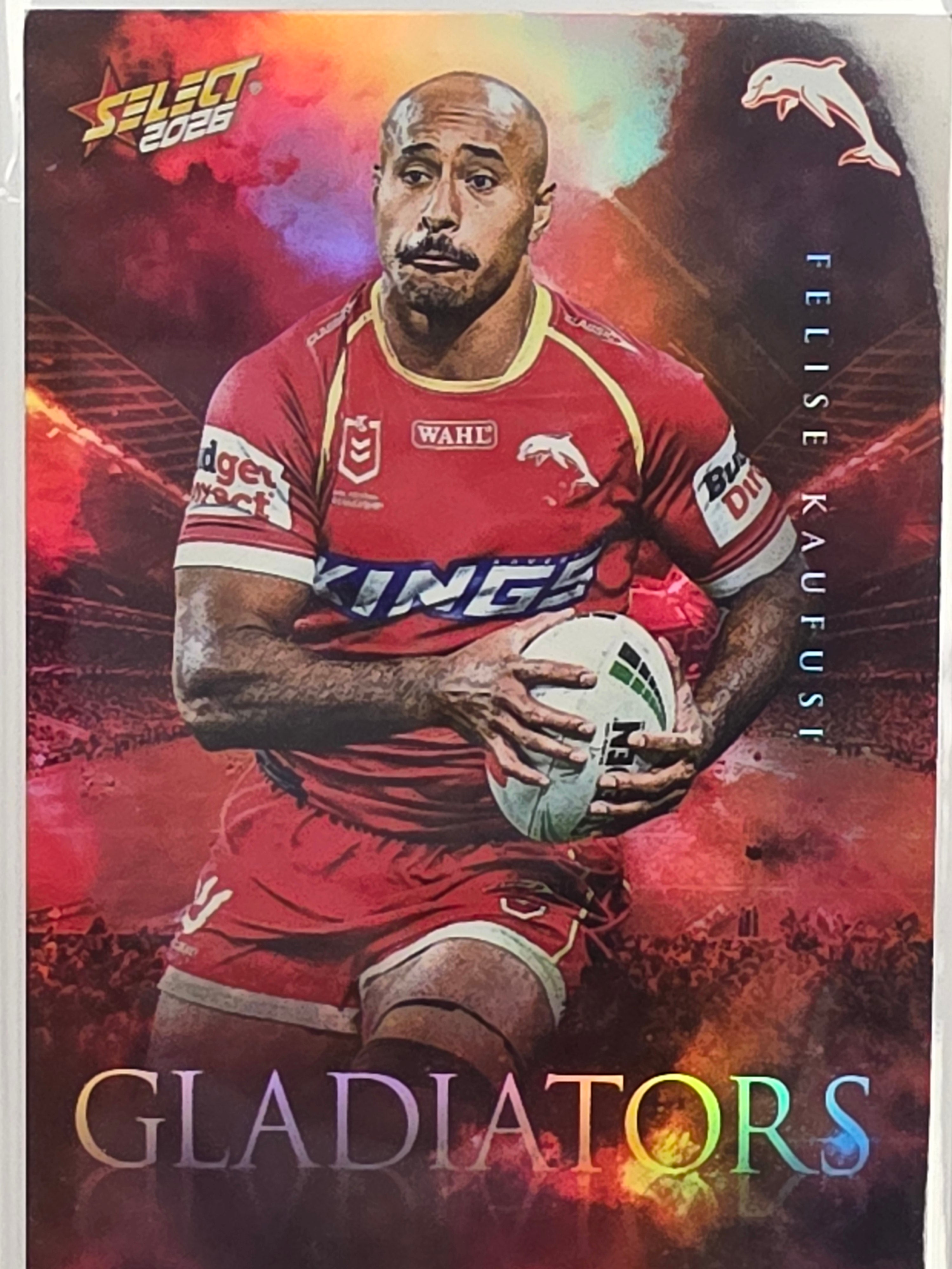 NRL 2026 League Heroes | Gladiators | #G41 | #066/599 | Felise Kaufusi | Dolphins