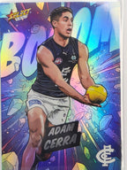 2026 AFL Footy Stars Booom Ice BI21 Adam Cerra #497/510 - Carlton Blues
