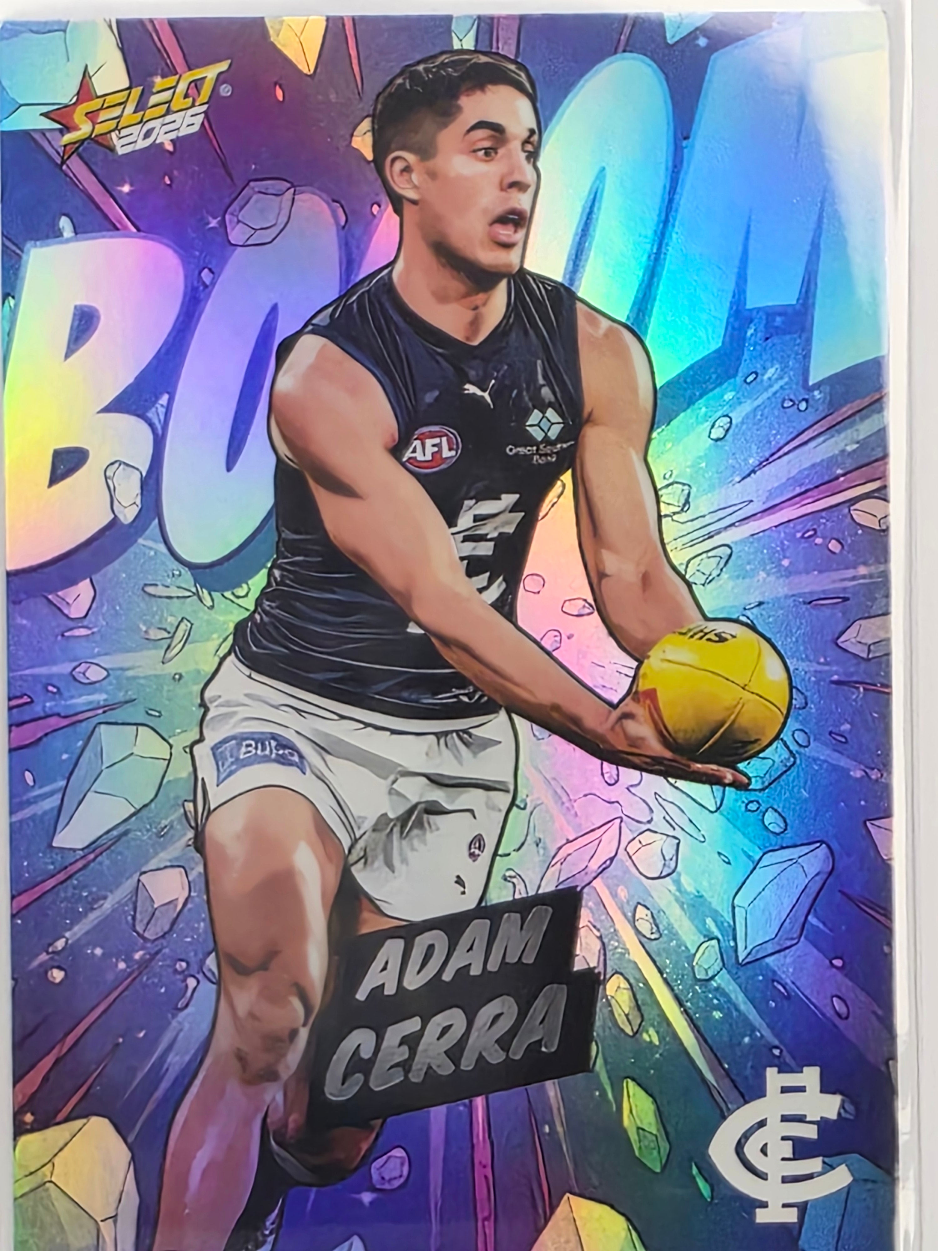 2026 AFL Footy Stars Booom Ice BI21 Adam Cerra #497/510 - Carlton Blues