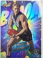 2026 AFL Footy Stars Booom Ice BI121 Miles Bergman #318/510 - Port Adelaide Power