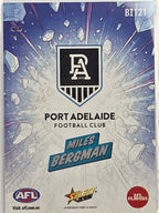 2026 AFL Footy Stars Booom Ice BI121 Miles Bergman #318/510 - Port Adelaide Power