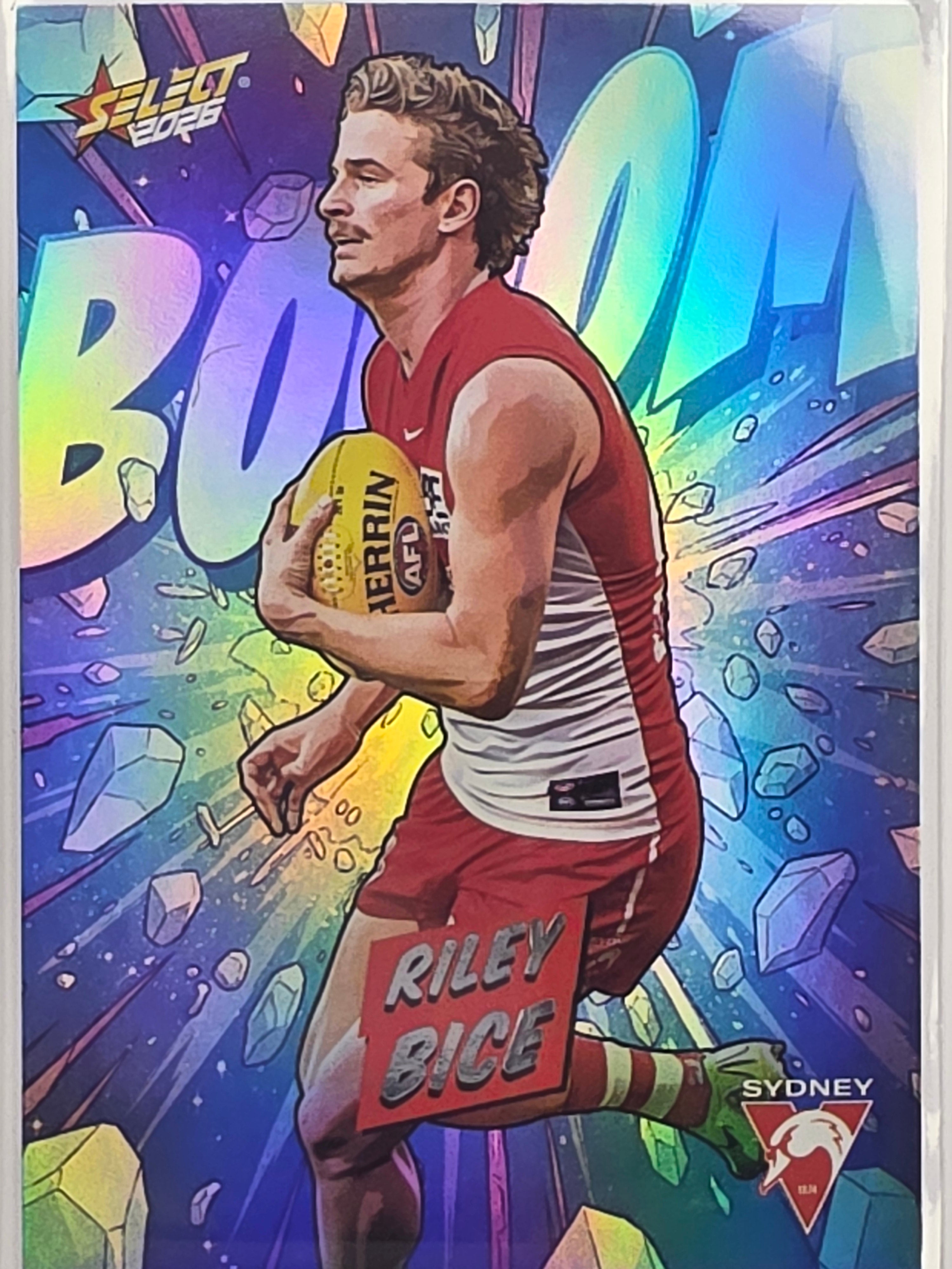 2026 AFL Footy Stars Booom Ice BI152 Riley Bice #211/510 - Sydney Swans