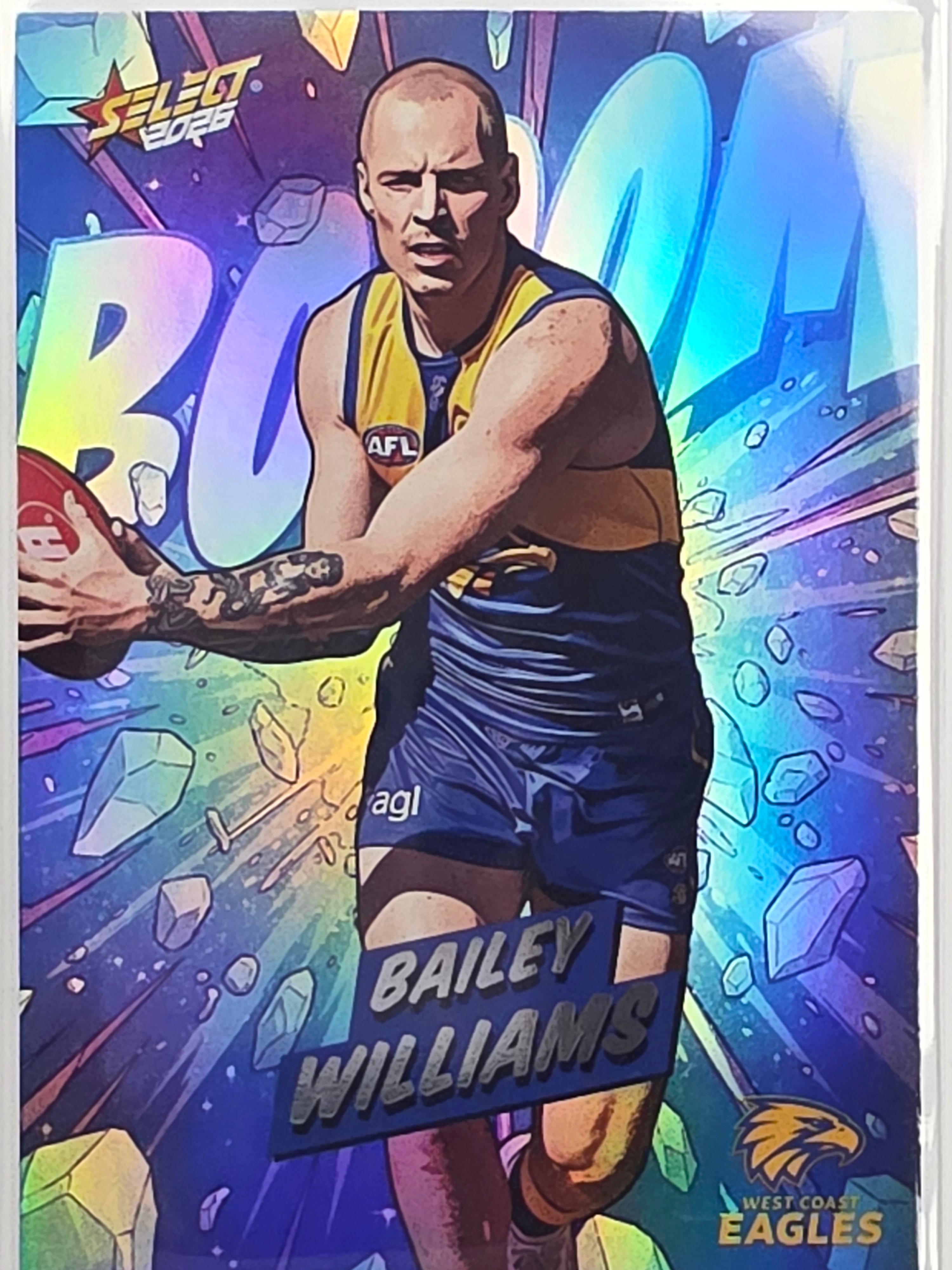 2026 AFL Footy Stars Booom Ice BI170 Bailey Williams #393/510 - West Coast Eagles