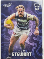 2026 AFL Footy Stars Mercury Team Colours MY84 Tom Stewart #293/425 - Geelong Cats
