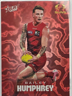 2026 AFL Footy Stars Mercury Team Colours MY100 Bailey Humphrey #273/425 - Gold Coast Suns