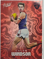 2026 AFL Footy Stars Mercury Team Colours MY132 Caleb Windsor #128/425 - Melbourne Demons