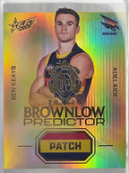 2026 AFL Select Footy Stars Brownlow Predictor Patch Gold BPPG2 Ben Keays #199/220 - Adelaide Crows