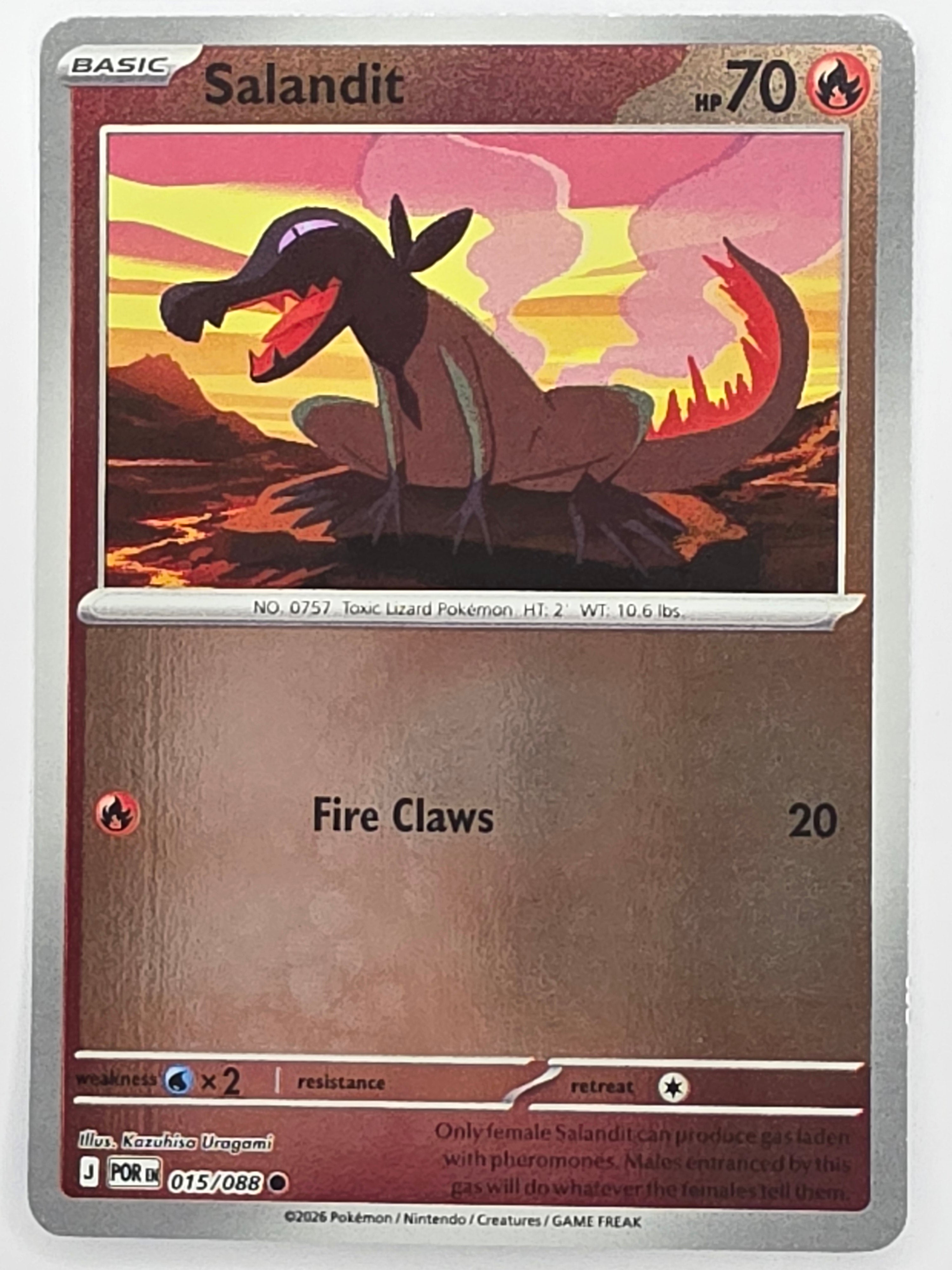 Pokemon TCG Perfect Order | Salandit | #015/088 | Reverse Holo | Common