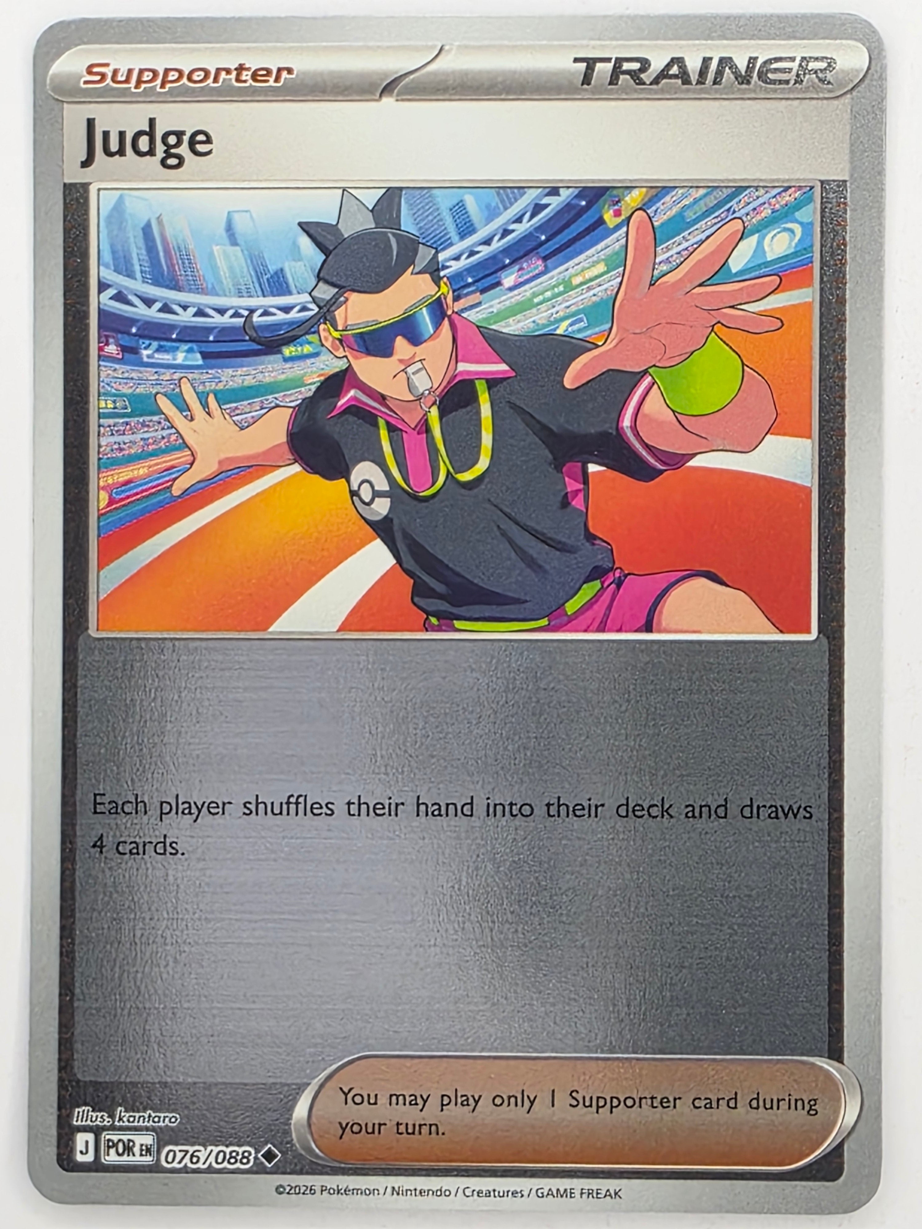 Pokemon TCG Perfect Order | Judge | #076/088 | Reverse Holo | Uncommon