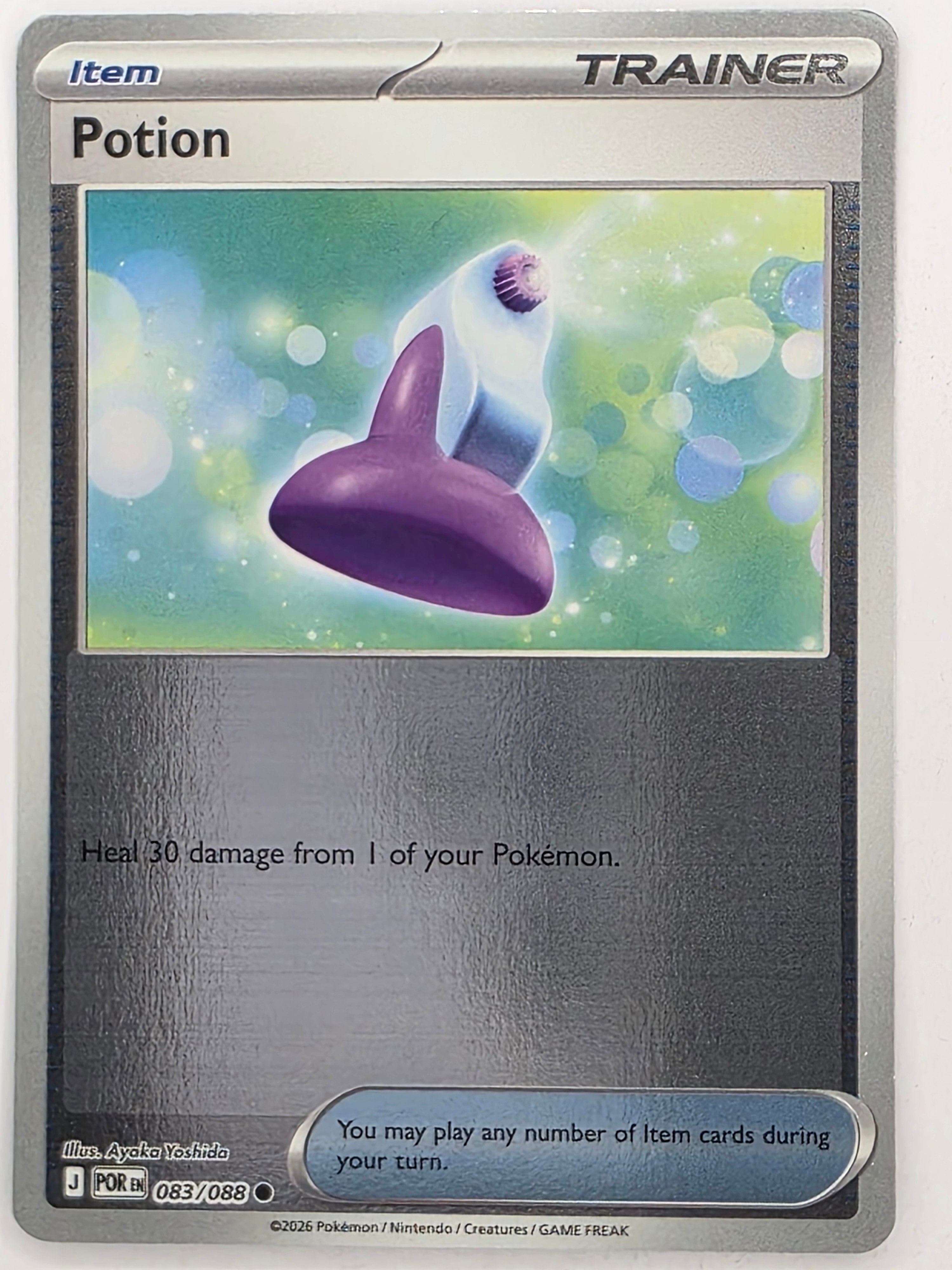 Pokemon TCG Perfect Order | Potion | #083/088 | Reverse Holo | Common