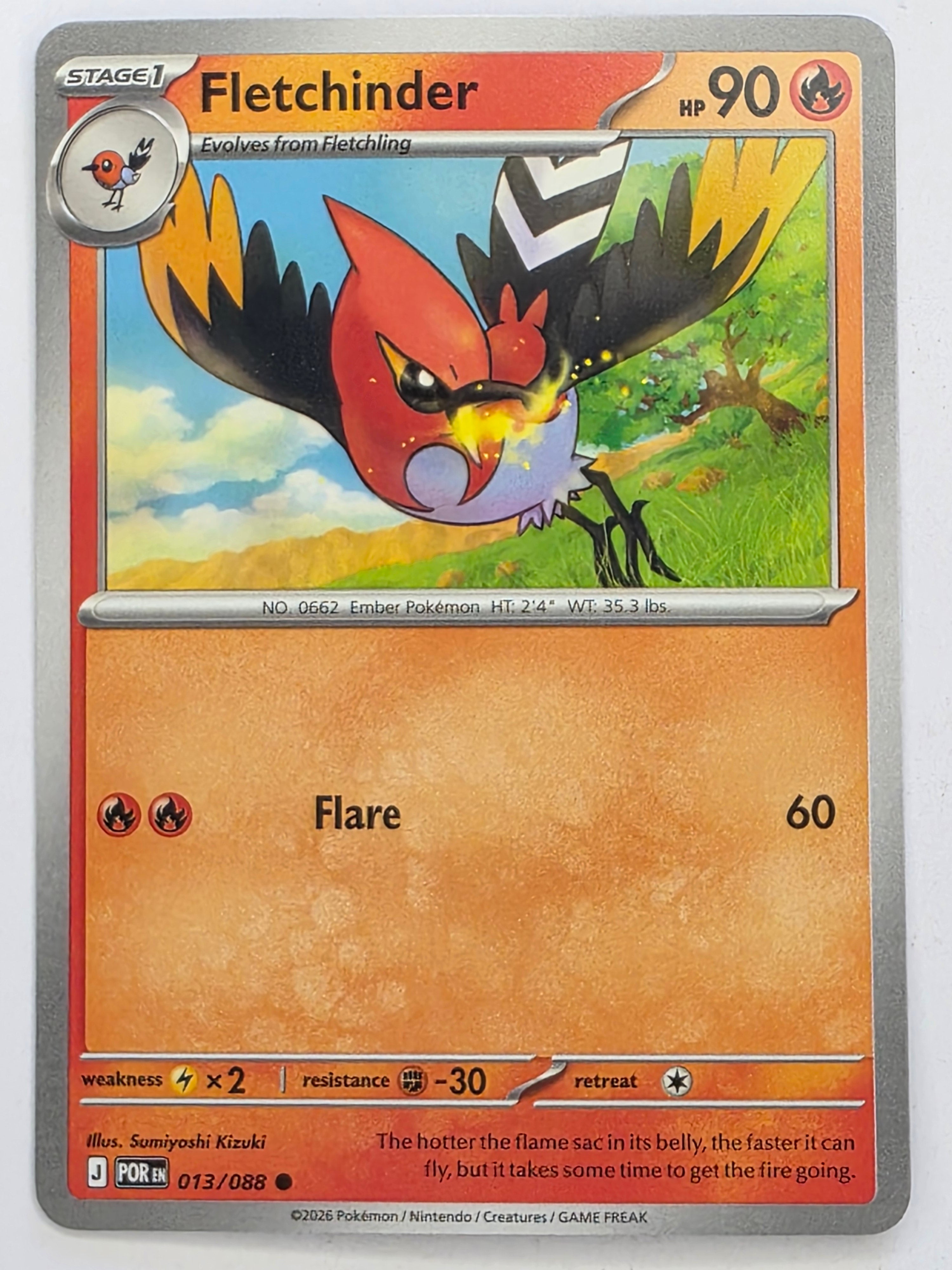 Pokemon TCG Perfect Order | Fletchinder | #013/088 | Common