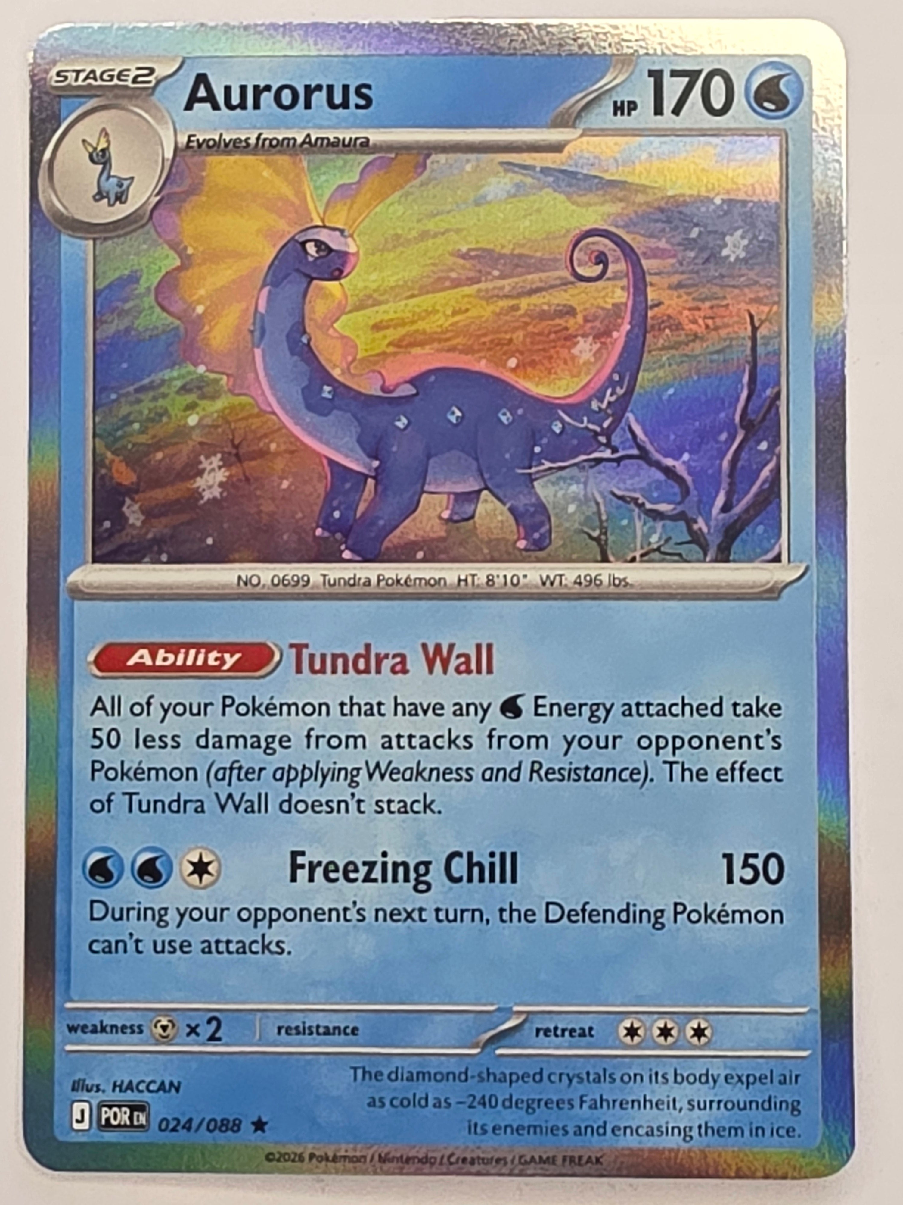 Pokemon TCG Perfect Order | Aurorus | #024/088 | Rare