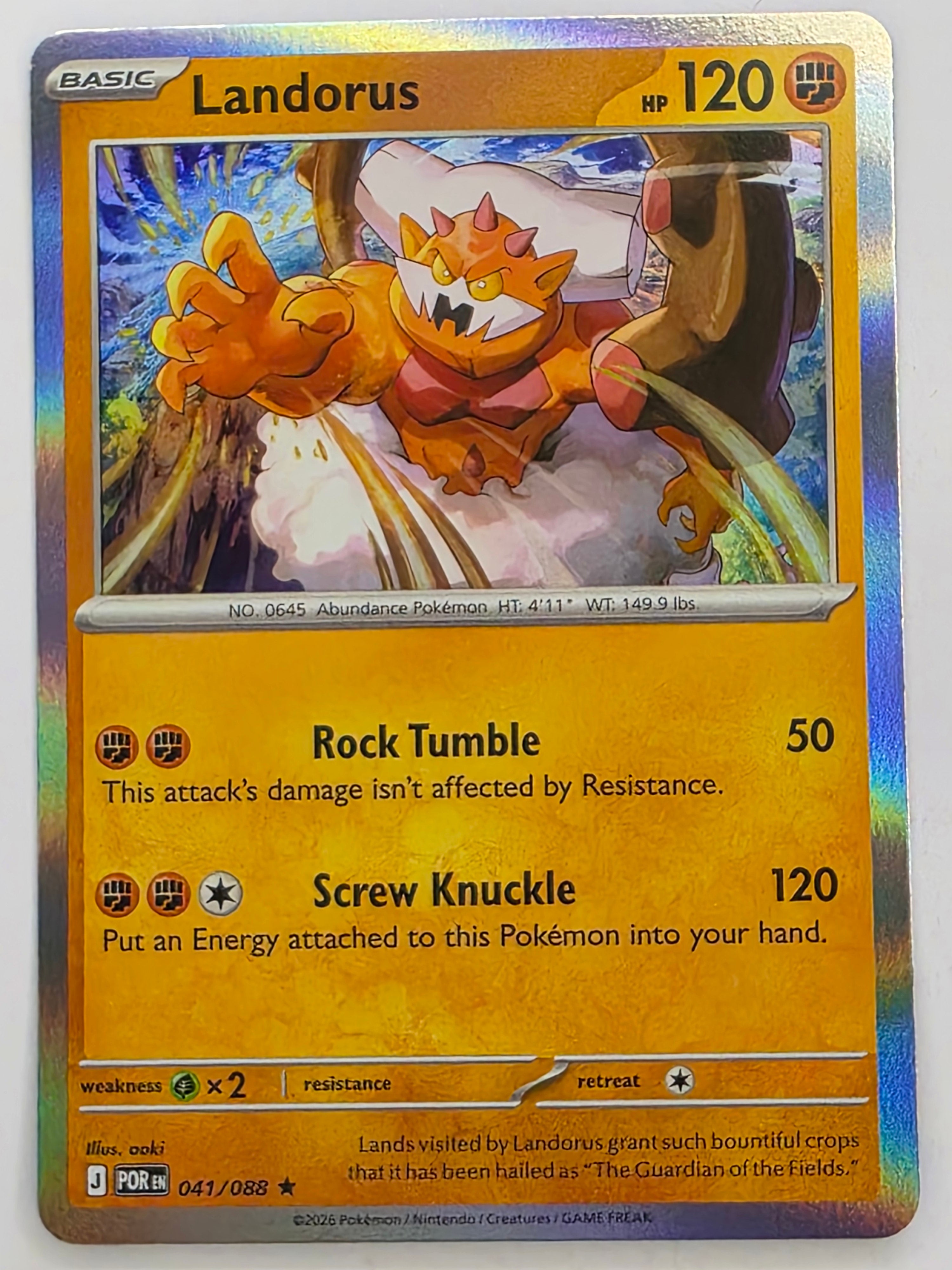 Pokemon TCG Perfect Order | Landorus | #041/088 | Rare