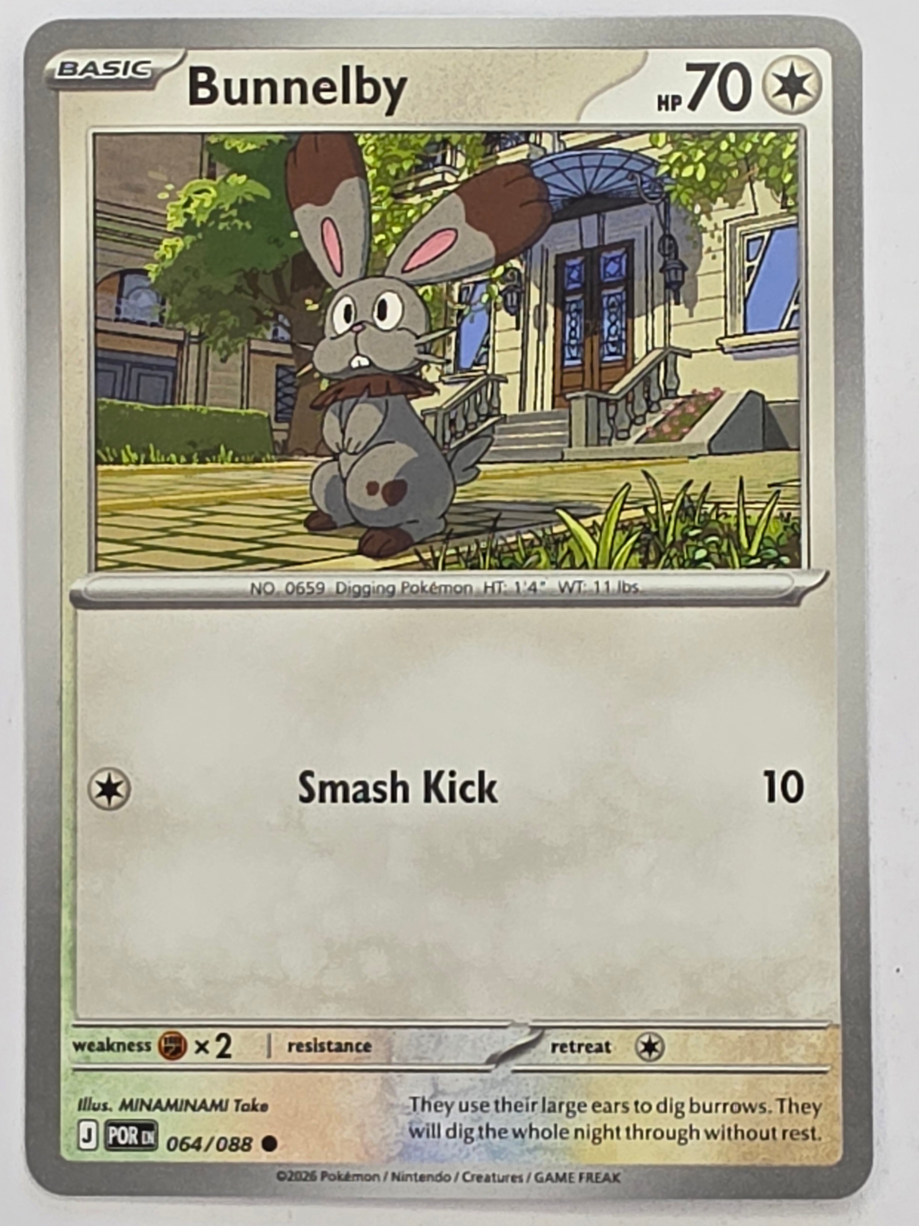 Pokemon TCG Perfect Order | Bunnelby | #064/088 | Common