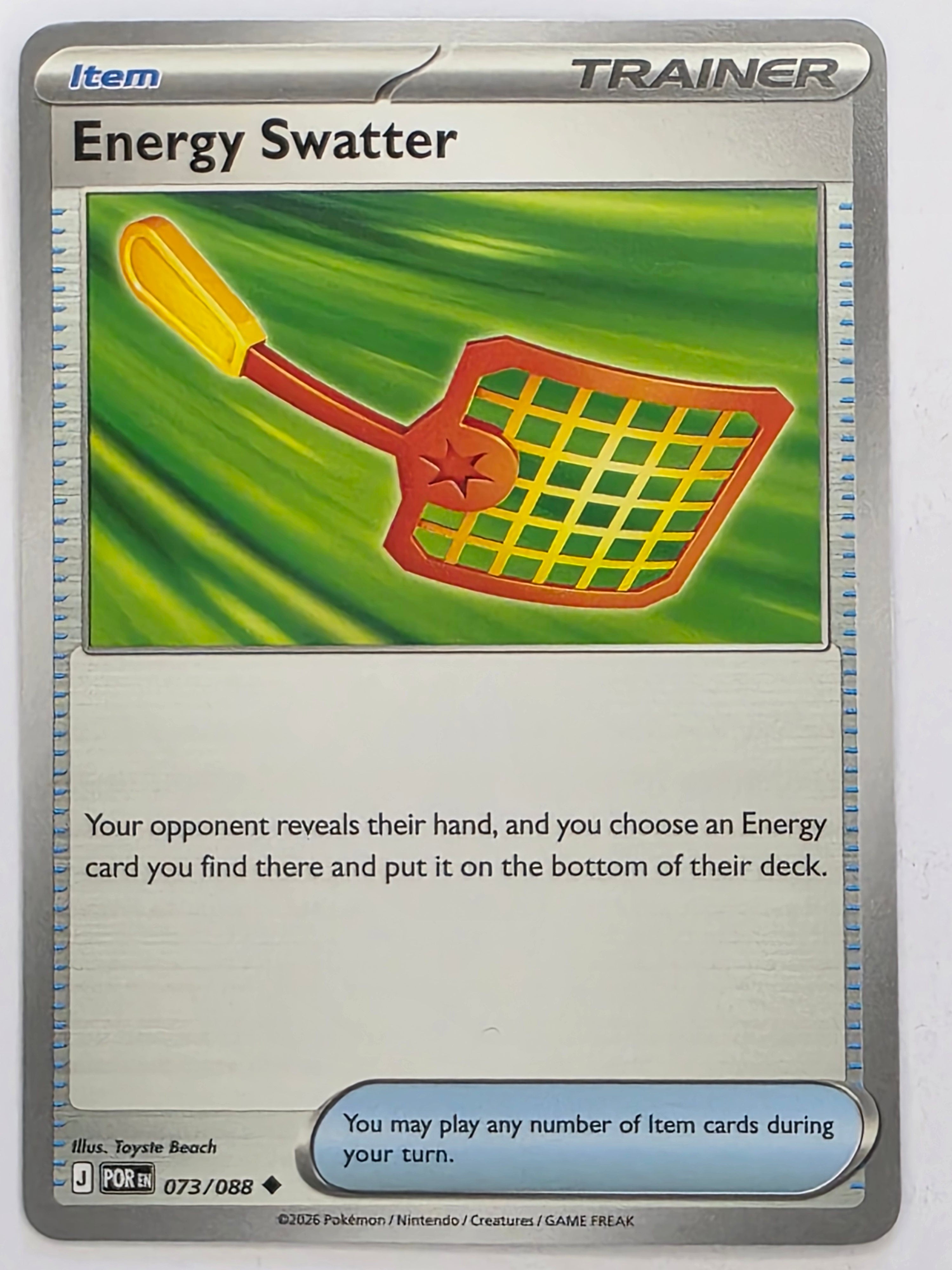Pokemon TCG Perfect Order | Energy Swatter | #073/088 | Uncommon