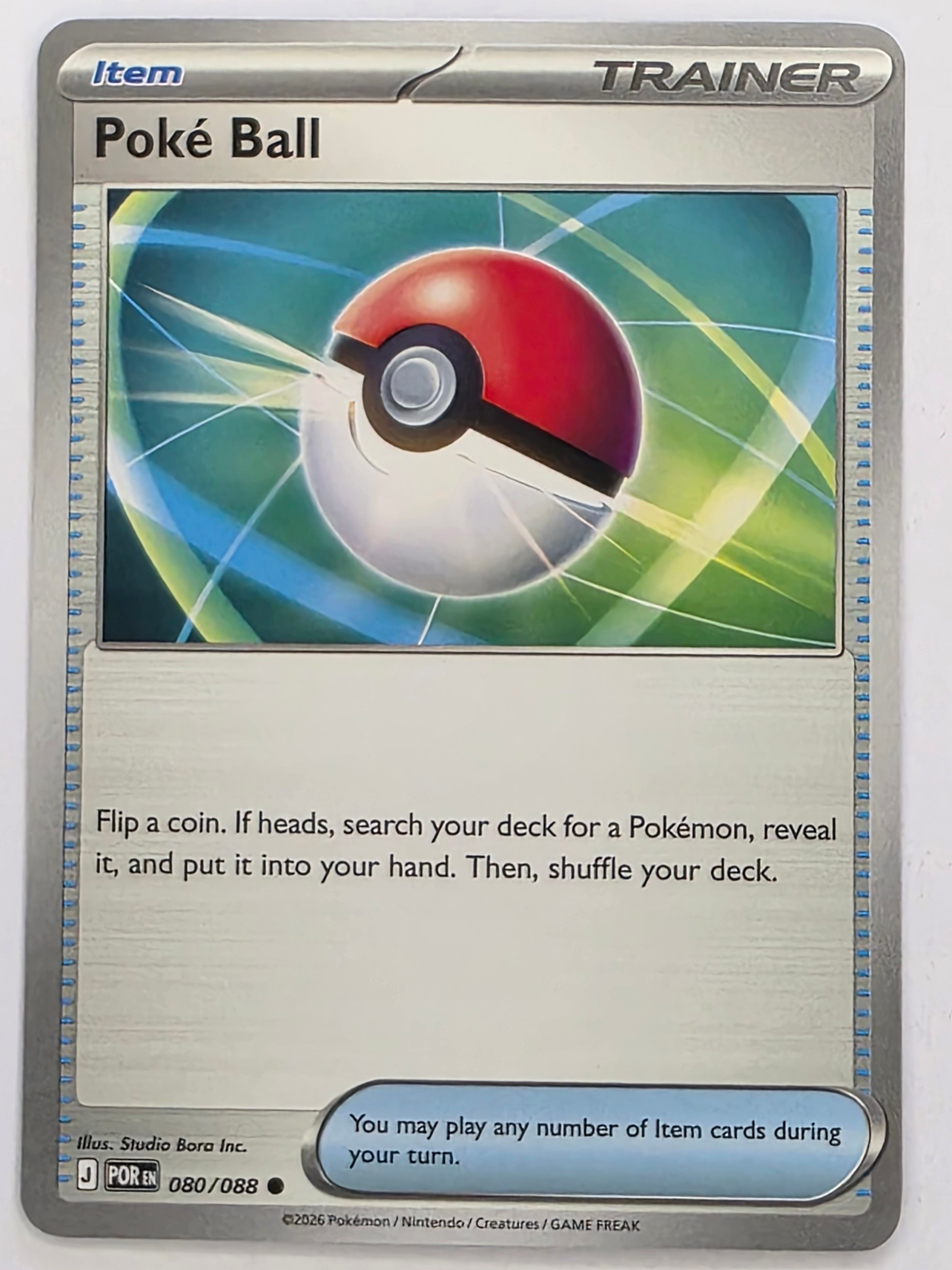 Pokemon TCG Perfect Order | Poké Ball | #080/088 | Common