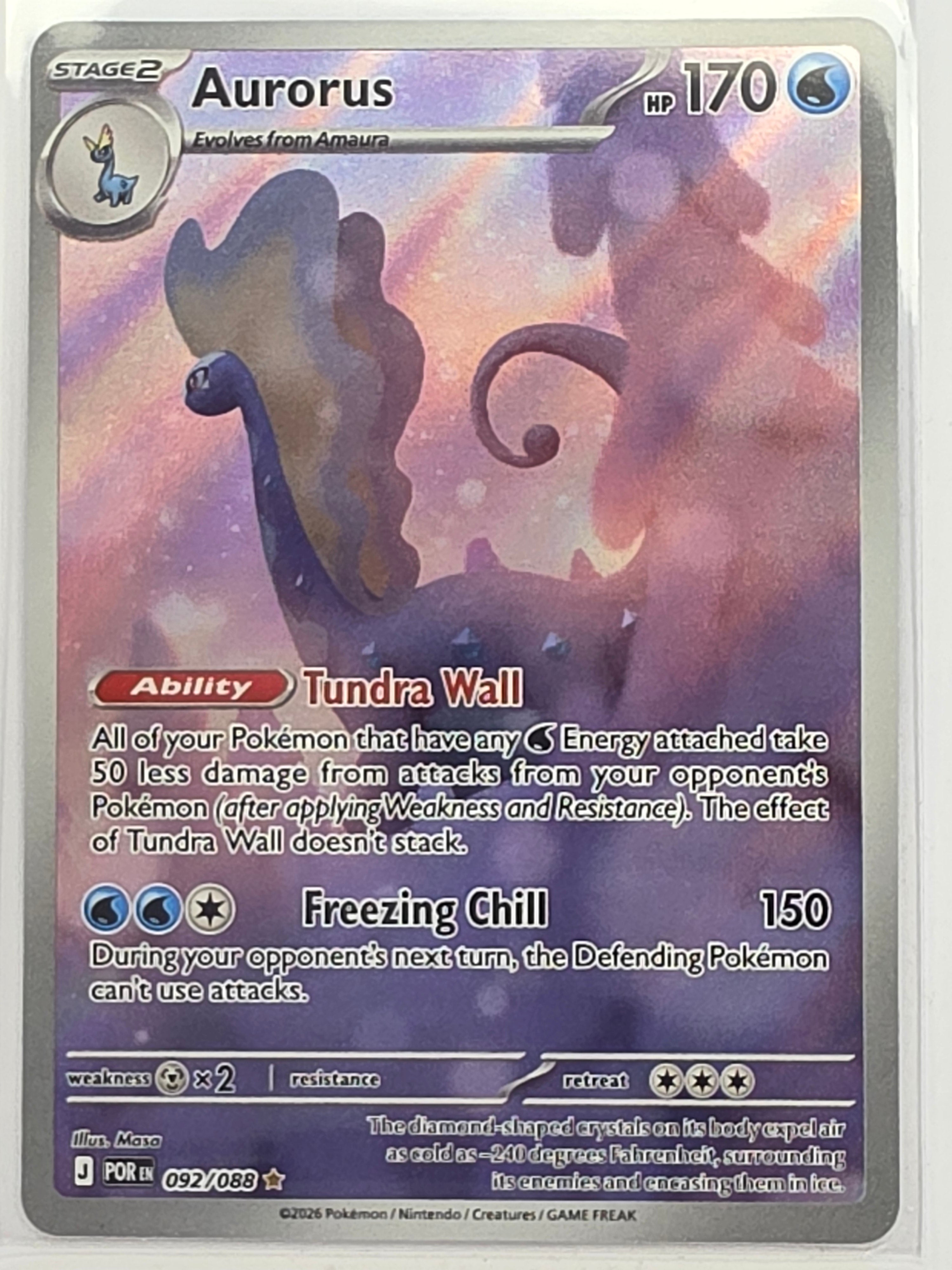 Pokemon TCG Perfect Order | Aurorus | #092/088 | Illustration Rare