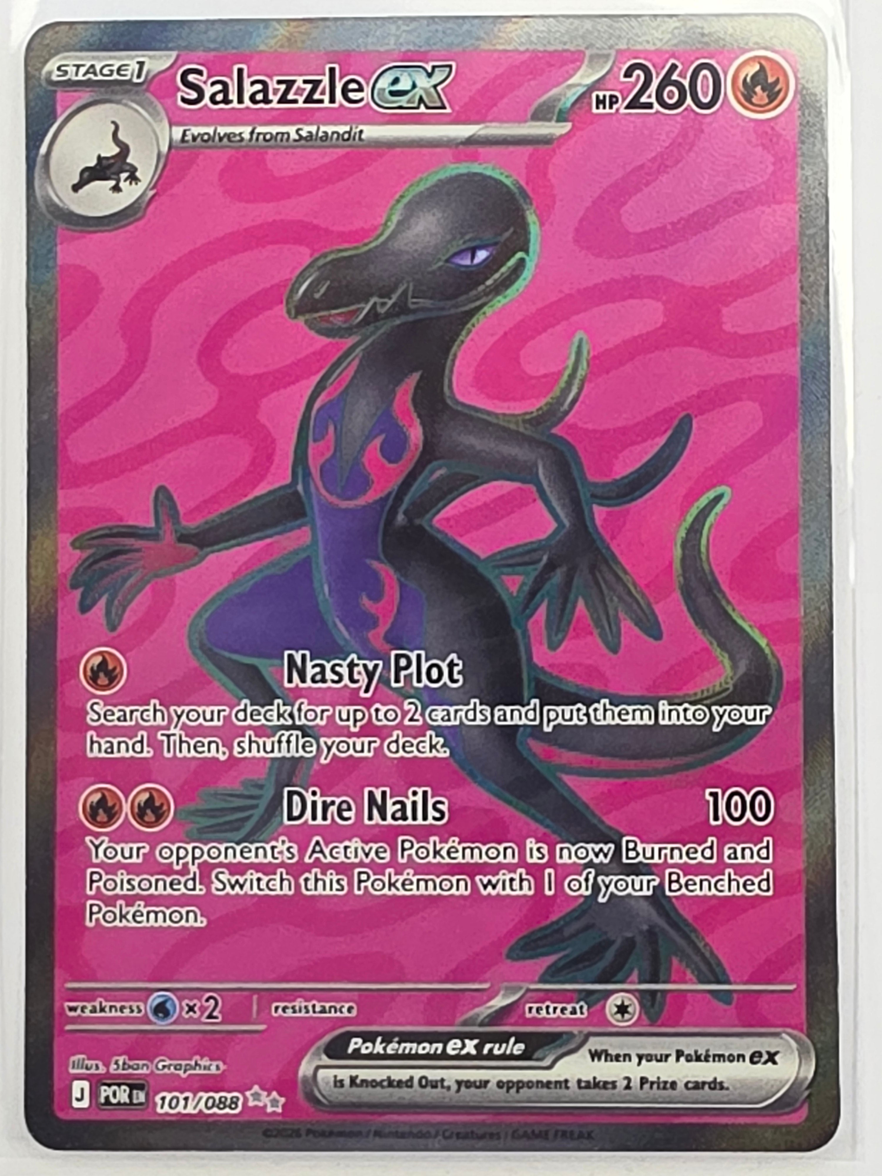 Pokemon TCG Perfect Order | Salazzle ex | #101/088 | Ultra Rare