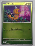 Pokemon TCG Chaos Rising |Weedle | #001/086 | Reverse Holo | Common