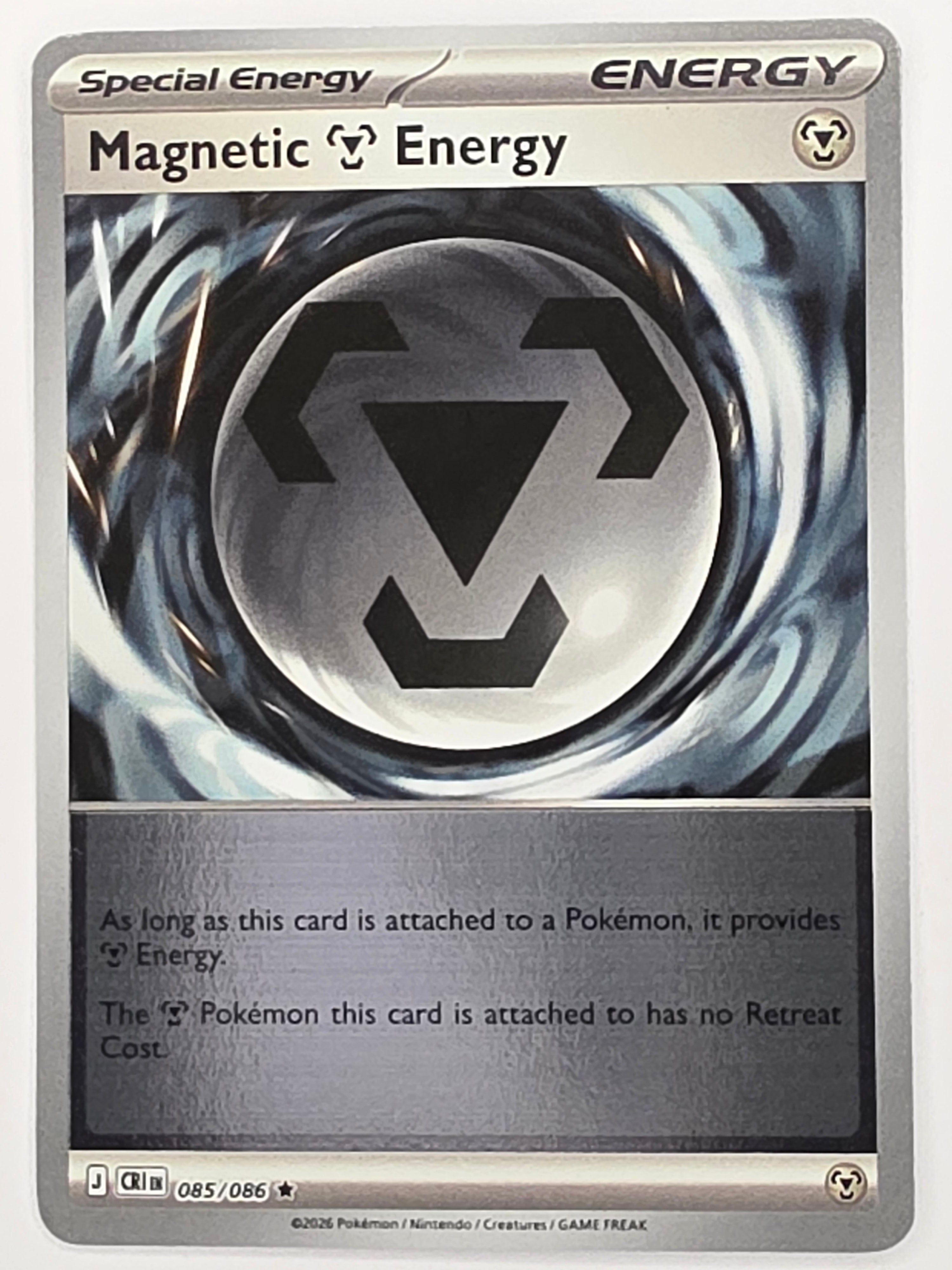 Pokemon TCG Chaos Rising |Magnetic Energy | #085/086 | Reverse Holo | Rare
