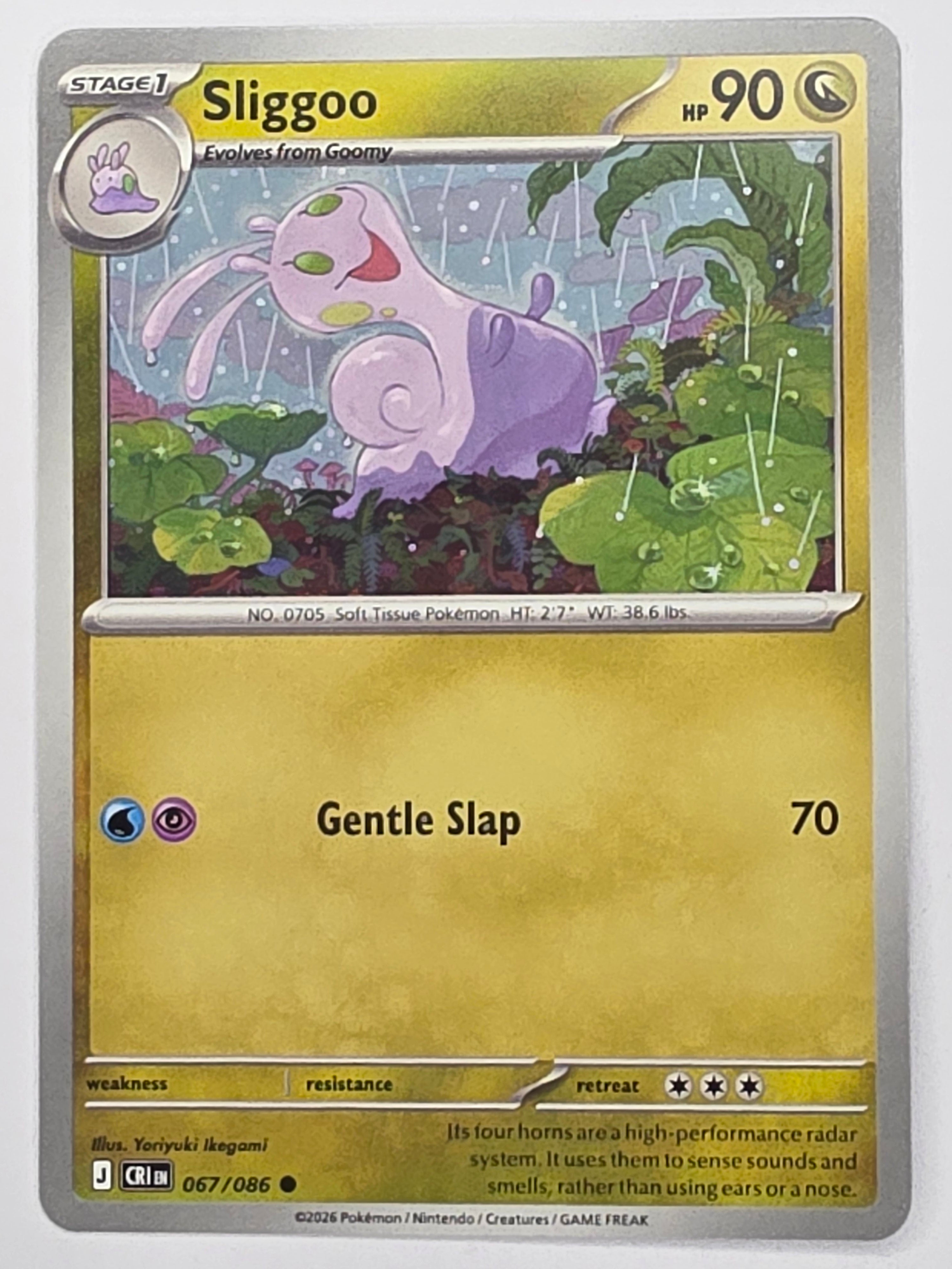 Pokemon TCG Chaos Rising |Sliggoo | #067/086 | Common
