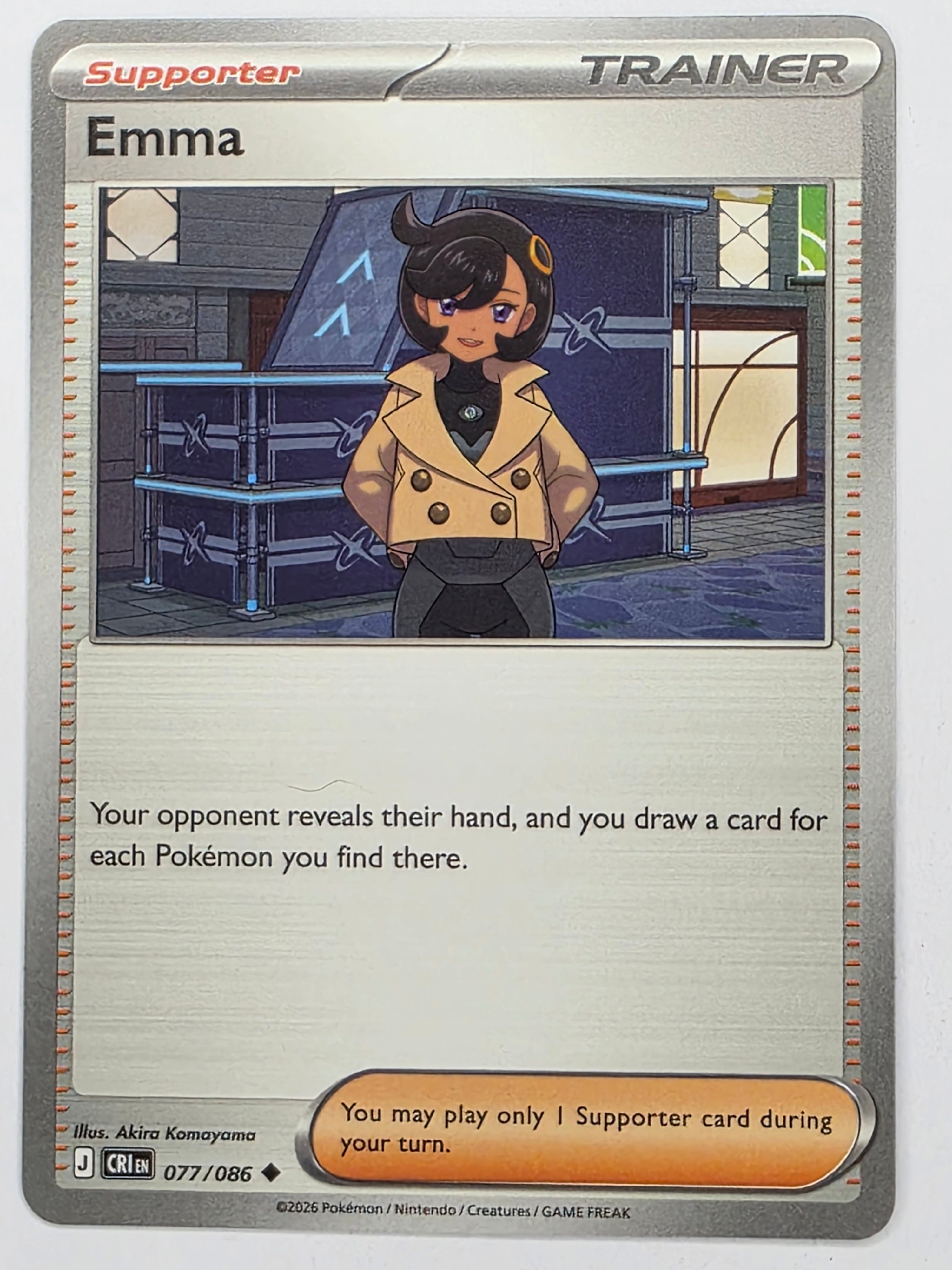 Pokemon TCG Chaos Rising |Emma | #077/086 | Uncommon