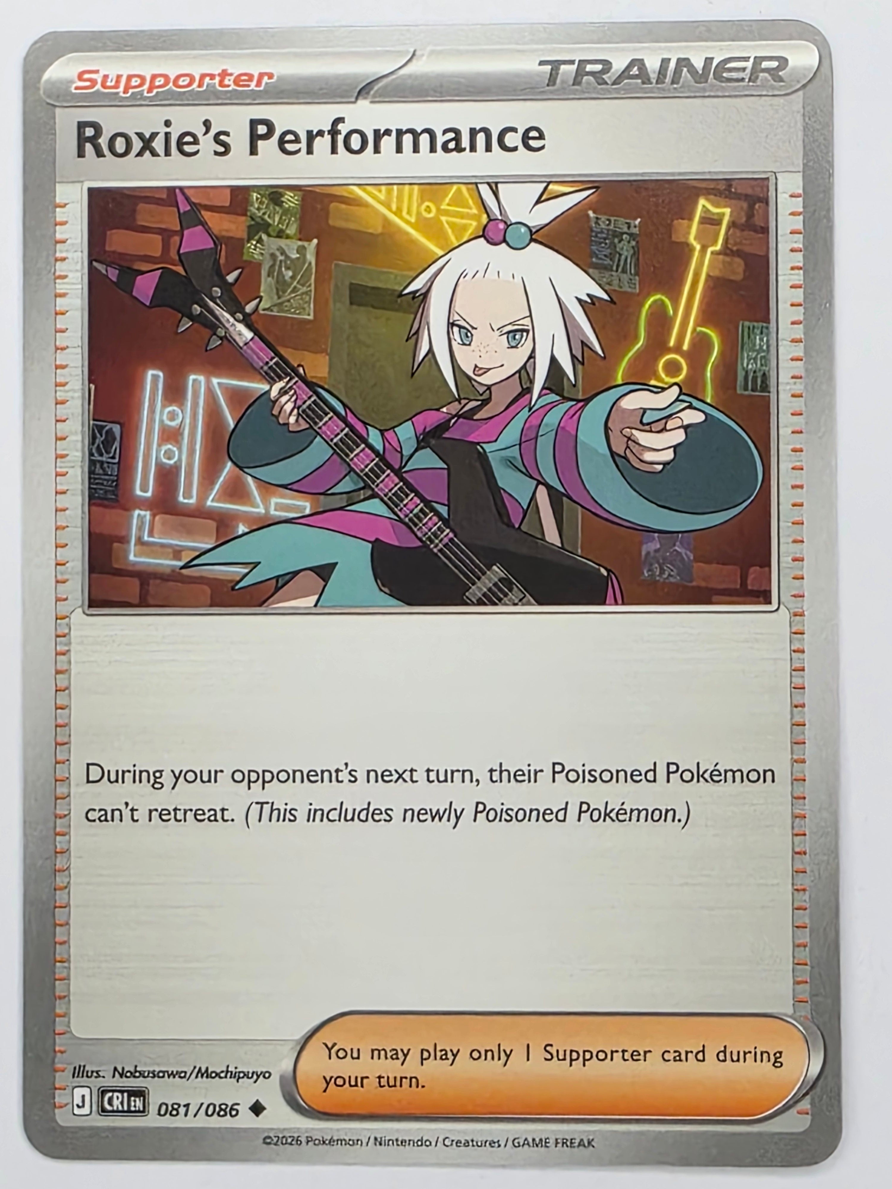 Pokemon TCG Chaos Rising |Roxie's Performance | #081/086 | Uncommon