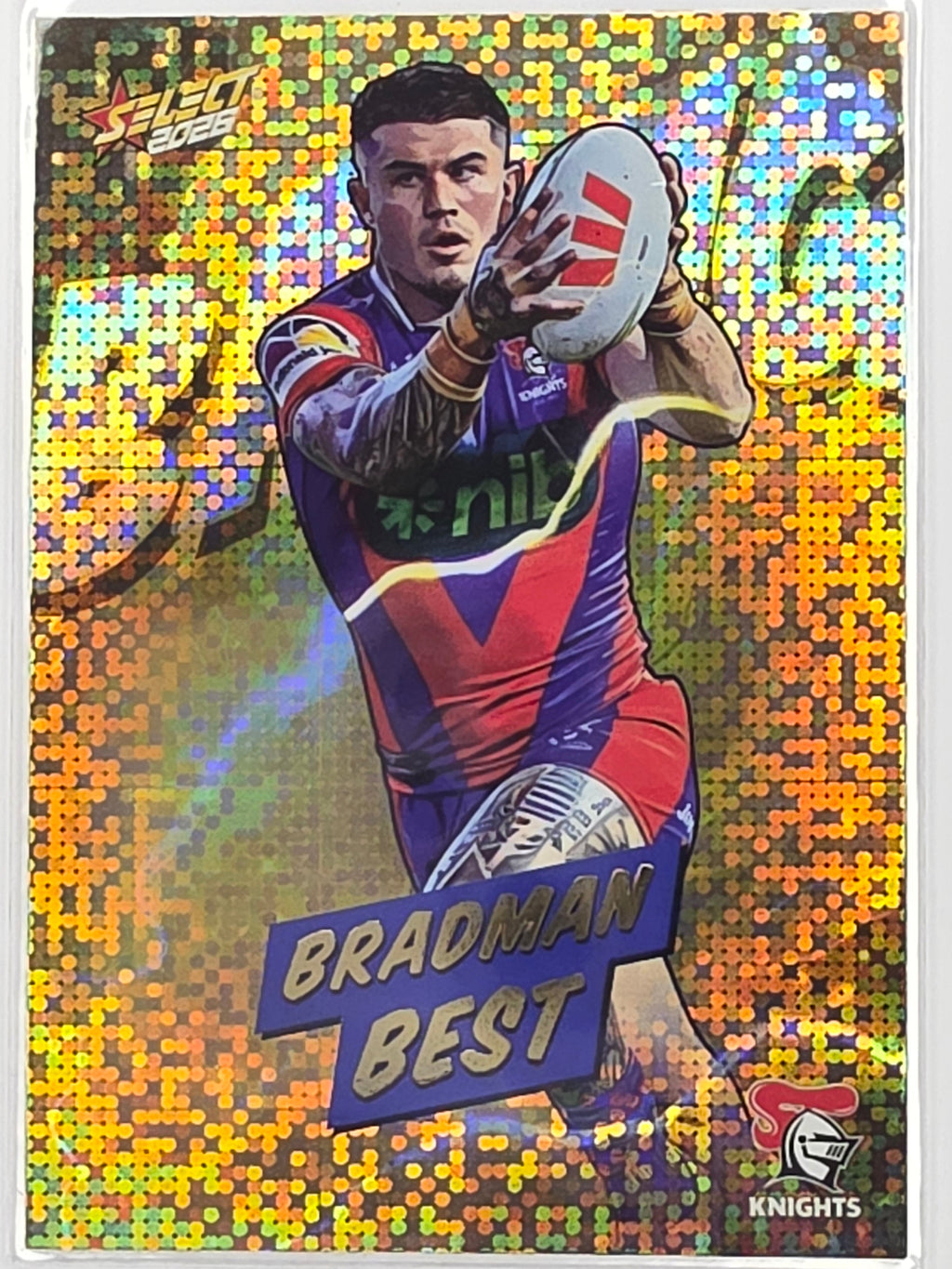 2026 Select NRL League Heroes | Bang GOLD | #BG41 | Bradman Best | Knights
