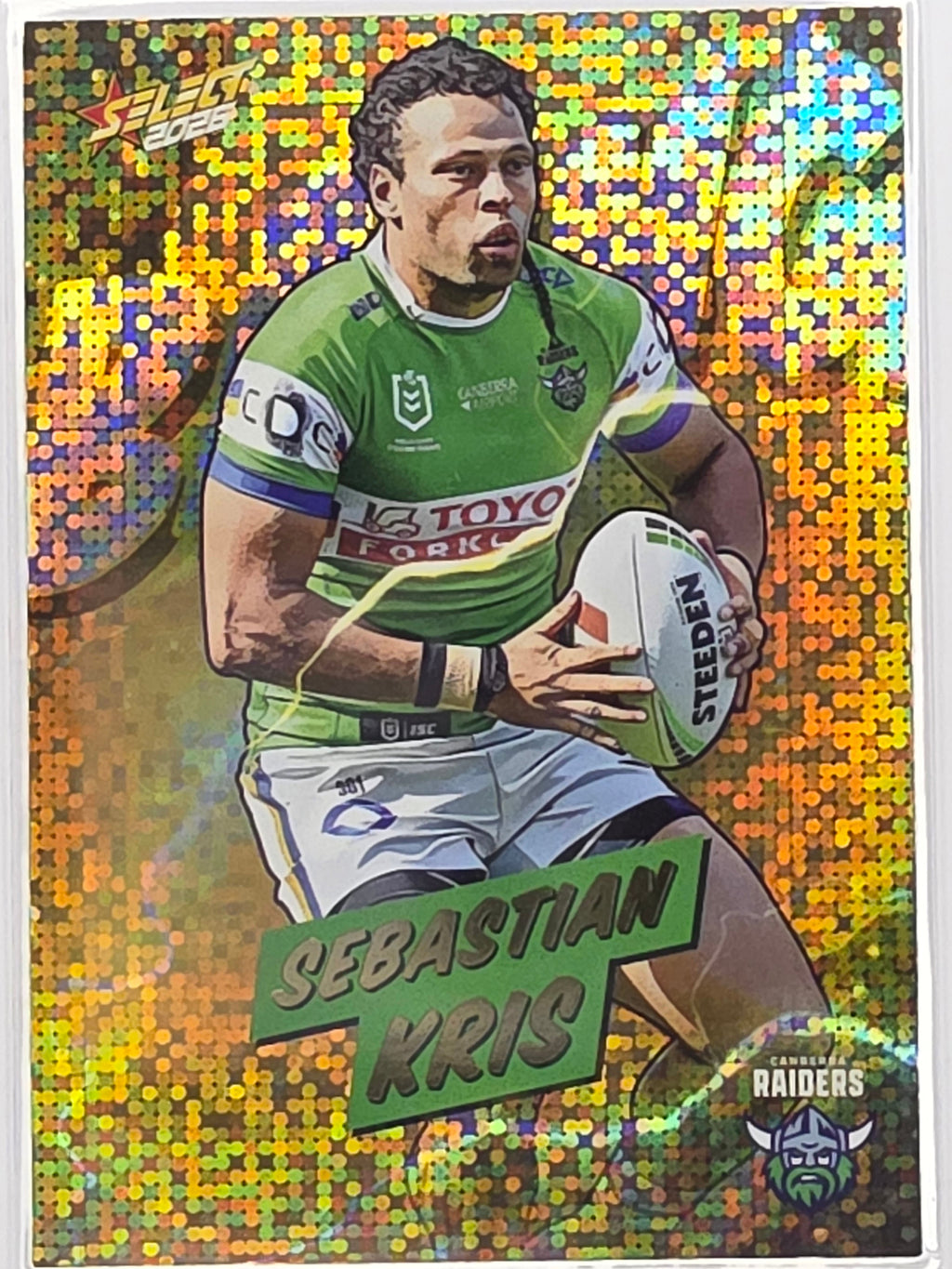 2026 Select NRL League Heroes | Bang GOLD | #BG6 | Sebastian Kris | Raiders