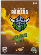 2026 Select NRL League Heroes | Bang GOLD | #BG6 | Sebastian Kris | Raiders