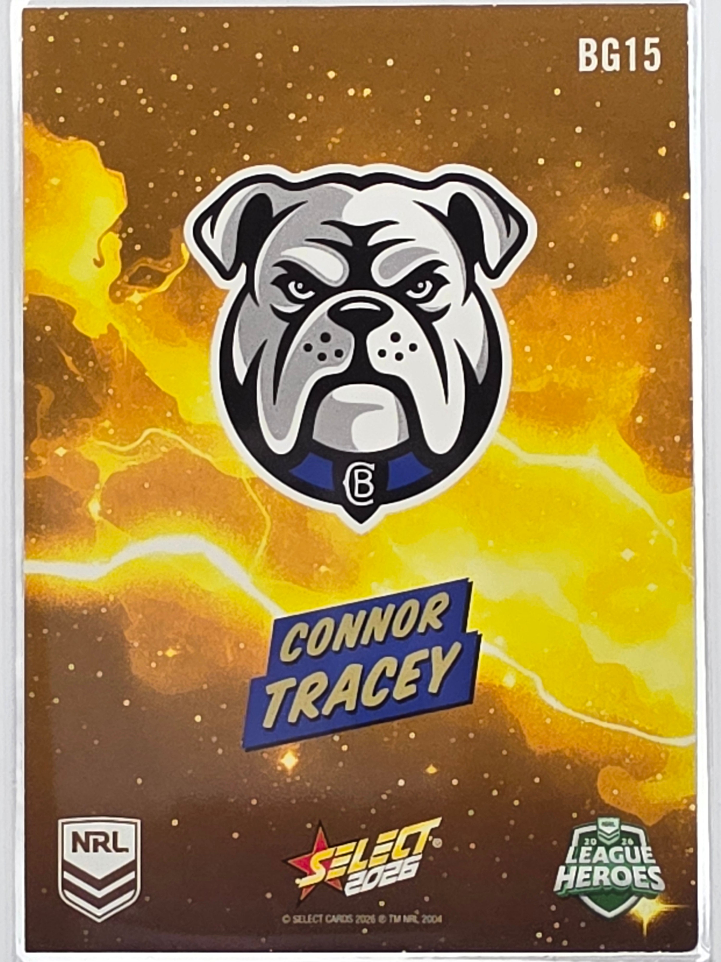 2026 Select NRL League Heroes | Bang GOLD | #BG15 | Connor Tracey | Bulldogs