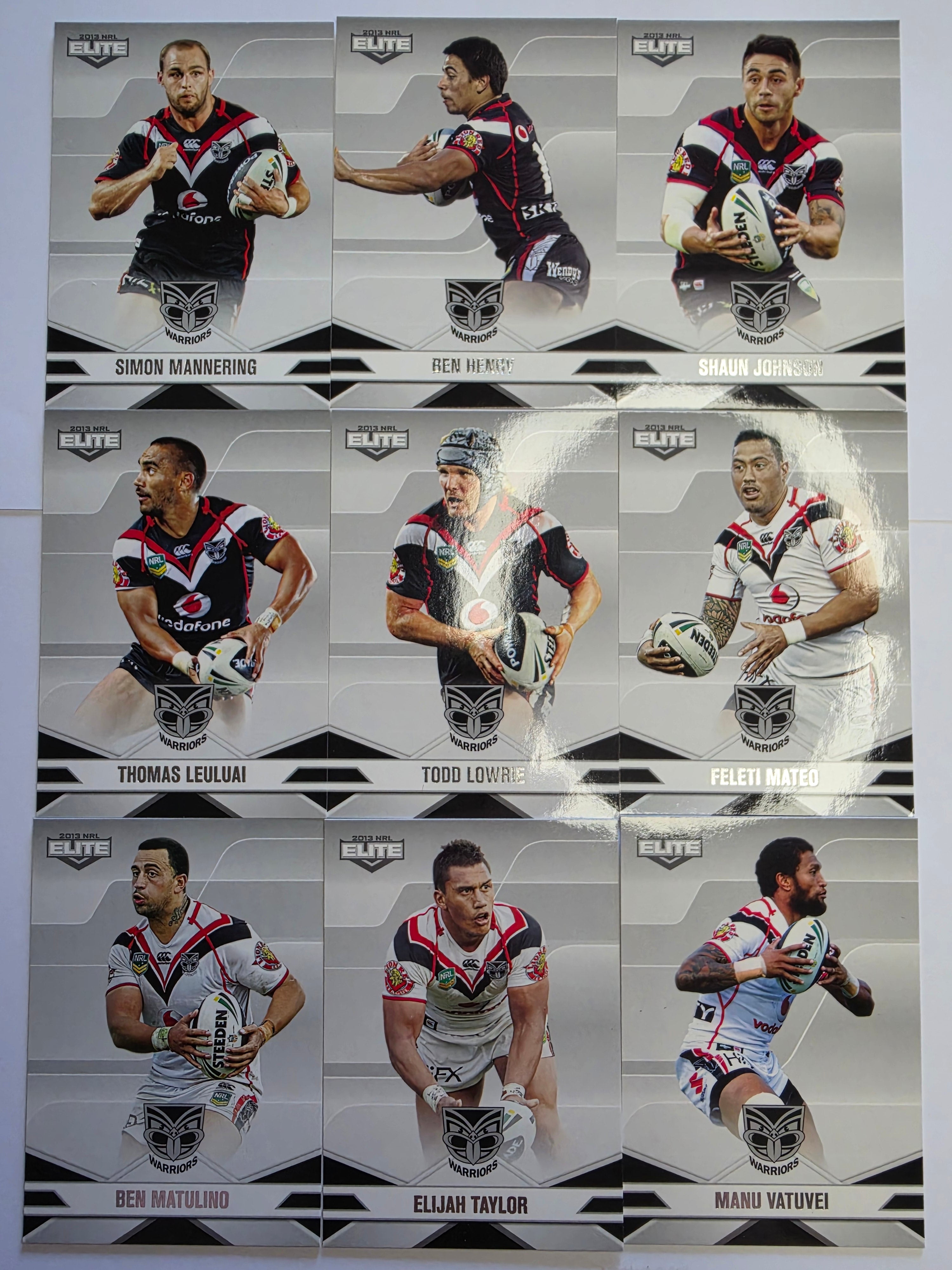 NRL 2013 Elite | New Zealand Warriors Base Team Set
